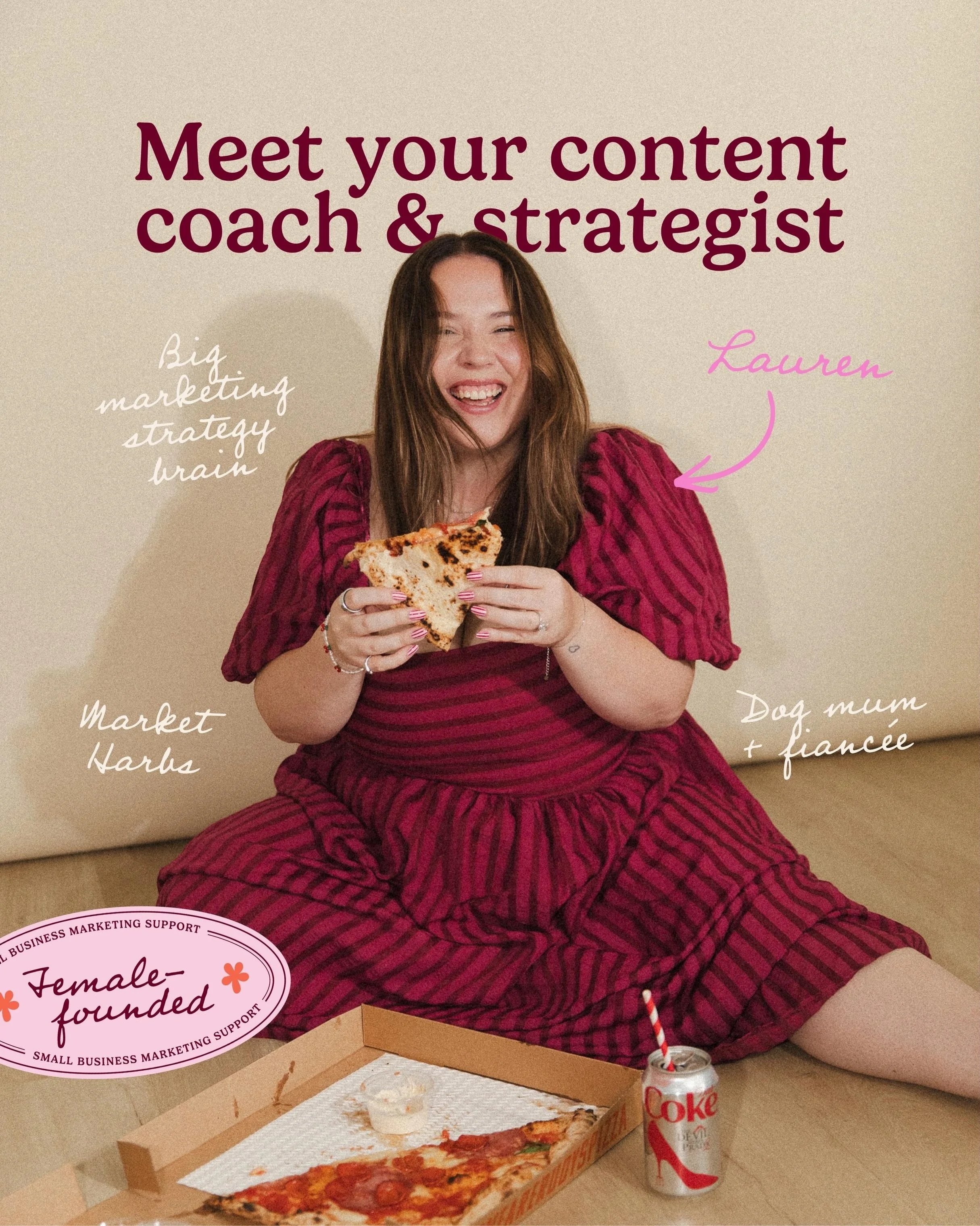 Creating content for your business should be fun AND bring in dreamy clients, so I&rsquo;m here to party 🥳🪩🍒🥤🫶🏼