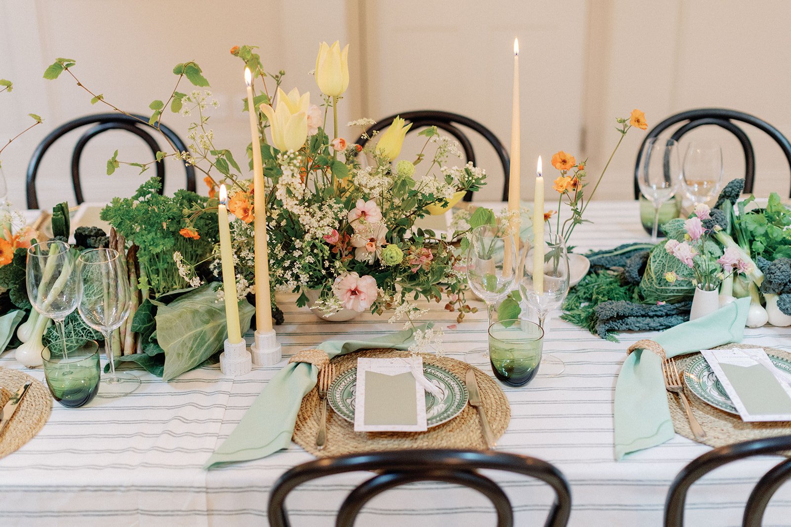 Spring wedding flowers at Millbridge Court
