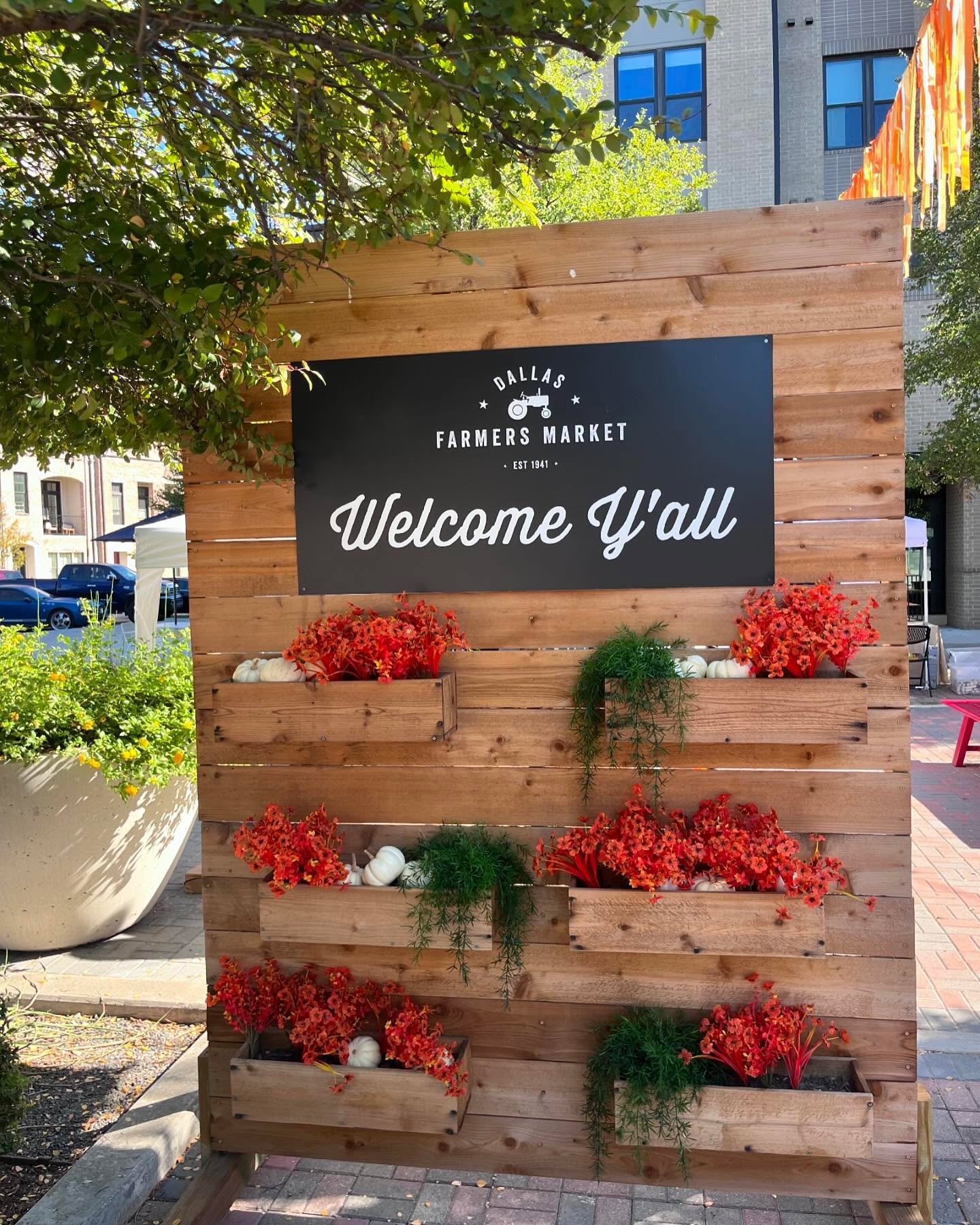 Getting ready to play @dallasfarmersmarket !