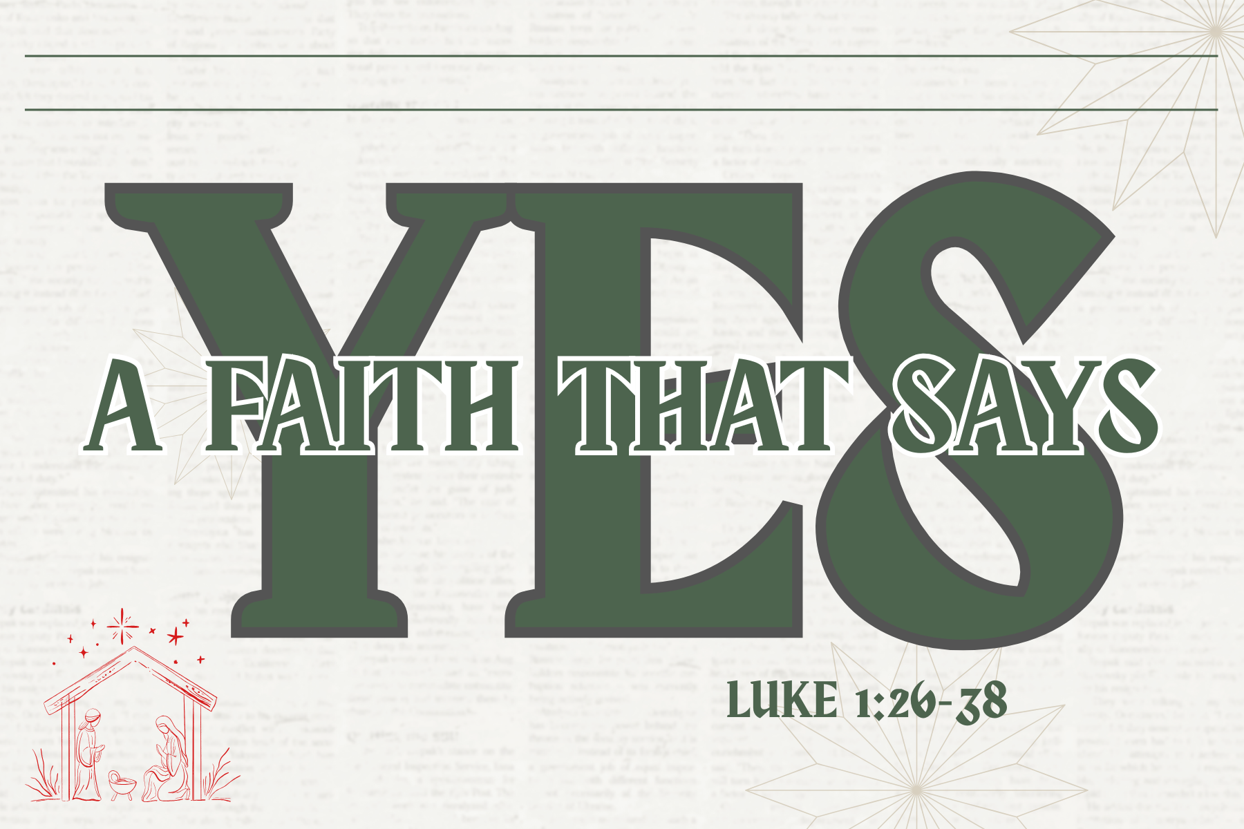 A Faith That Says Yes: Lessons from Mary's Encounter with the Angel