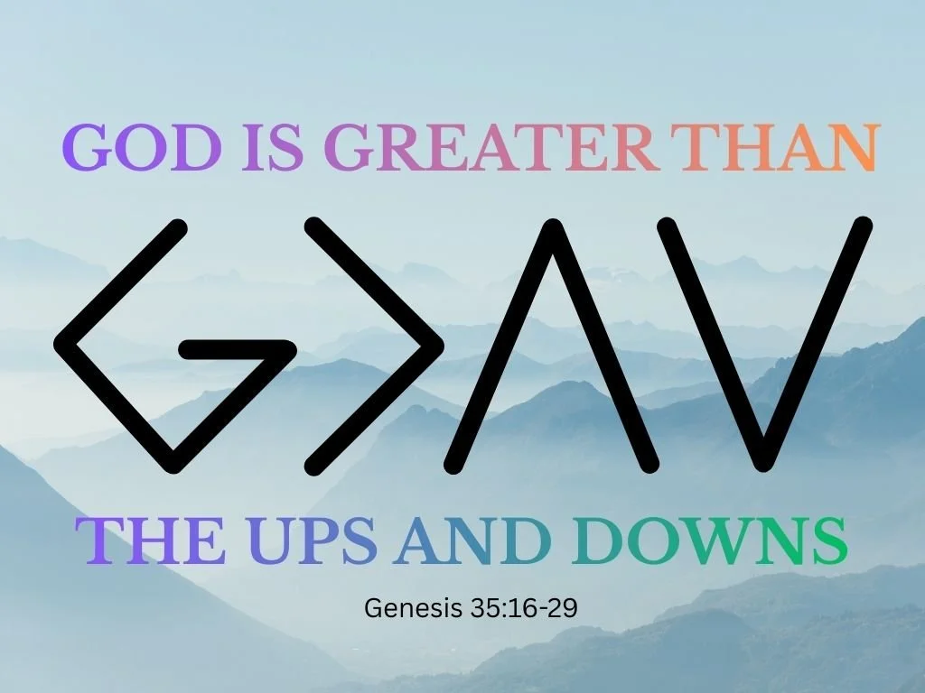 God is Greater Than the Ups and Downs