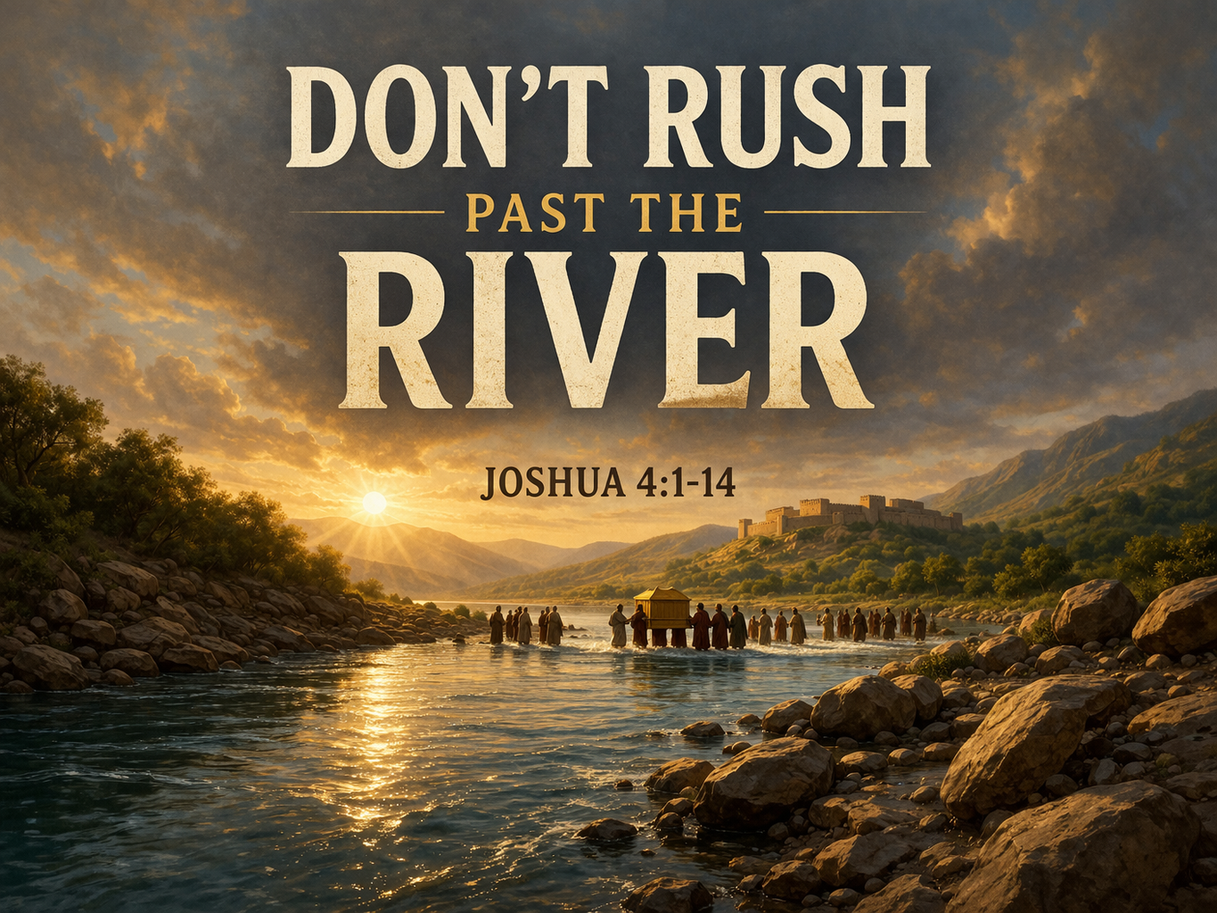 Don't Rush Past the River: Learning to Remember God's Faithfulness