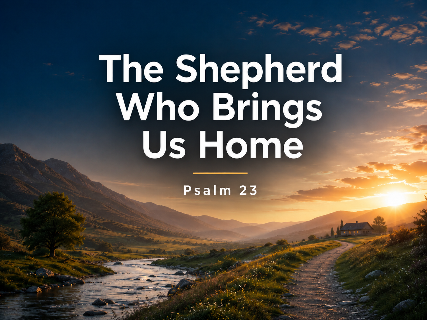 The Shepherd Who Brings Us Home: What Psalm 23 Really Means for Your Life
