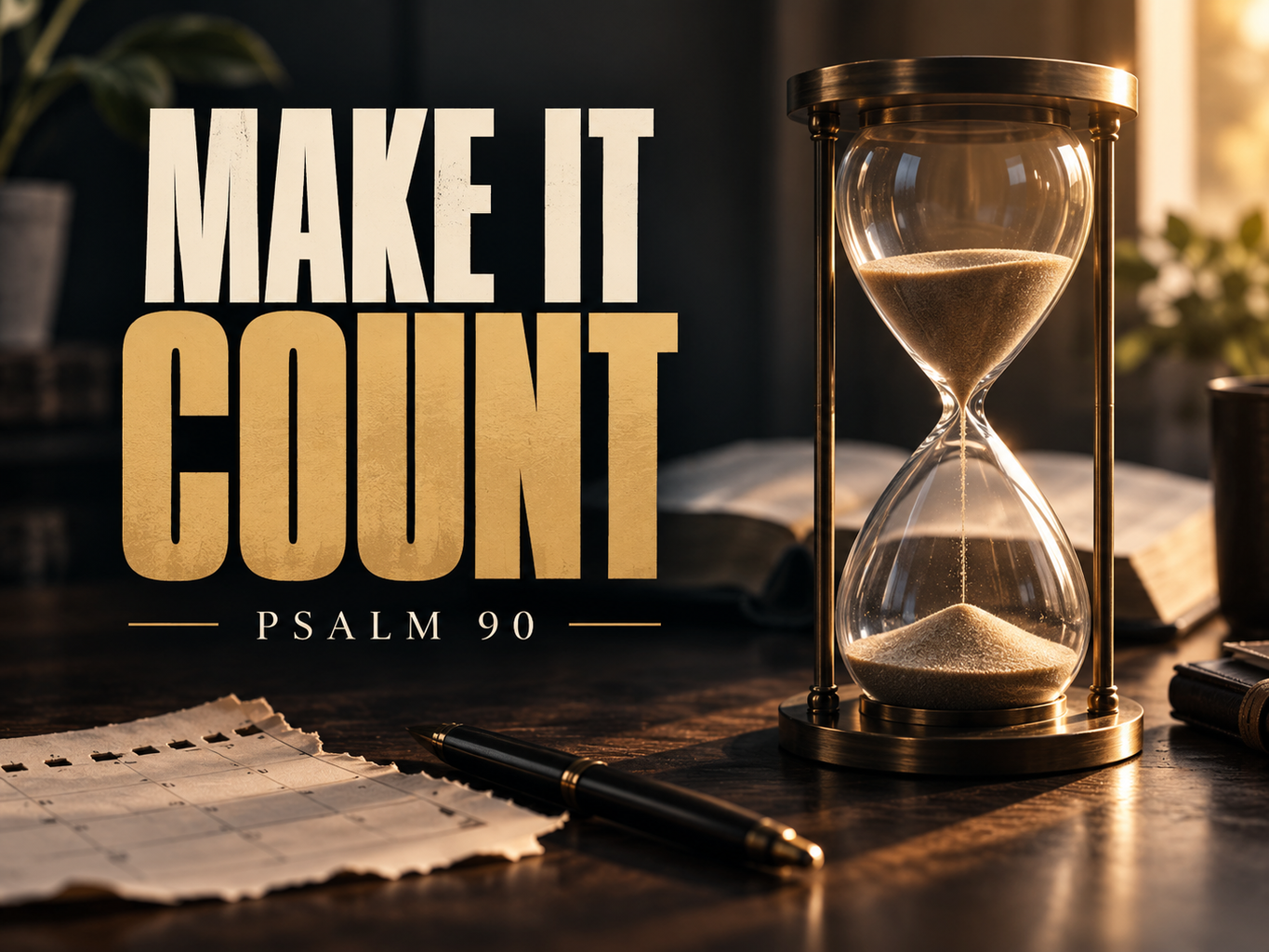 Make It Count: What Psalm 90 Teaches Us About Time, Wisdom, and Living for God