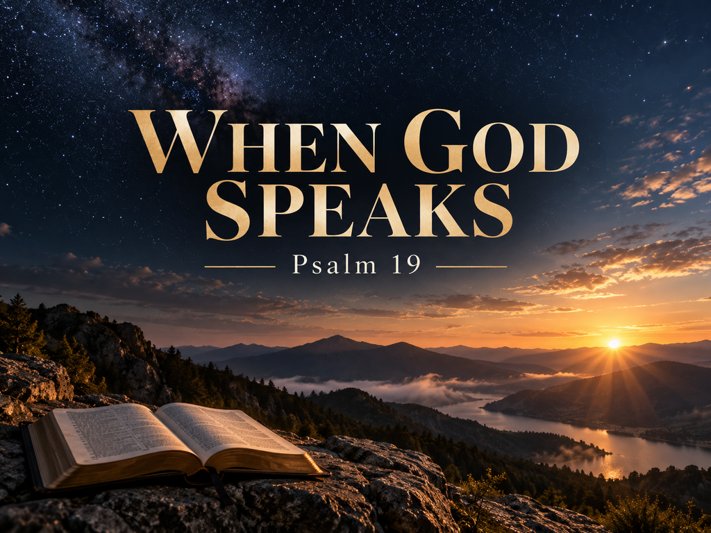 When God Speaks: What Psalm 19 Teaches Us About Creation, Scripture, and the Heart
