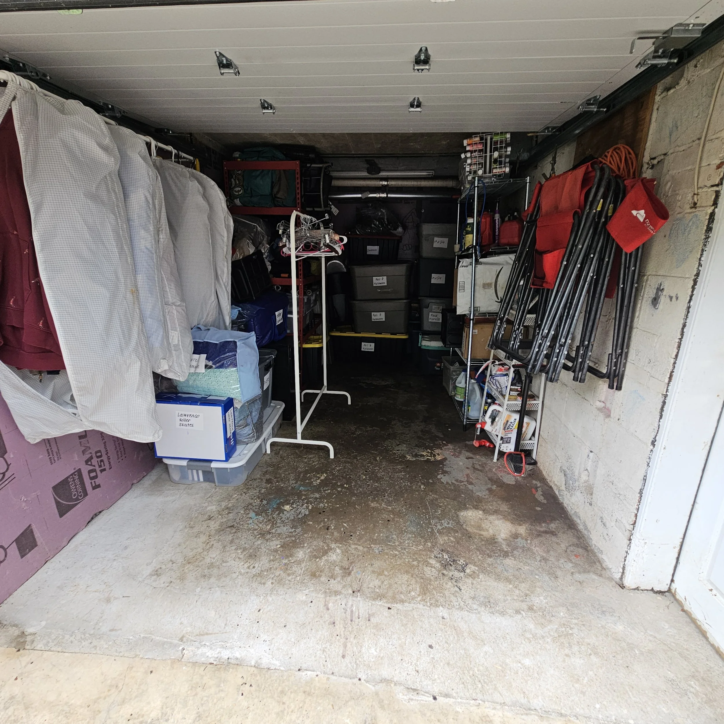 After picture of a garage clean out. Howard County, MD professional organizer. 