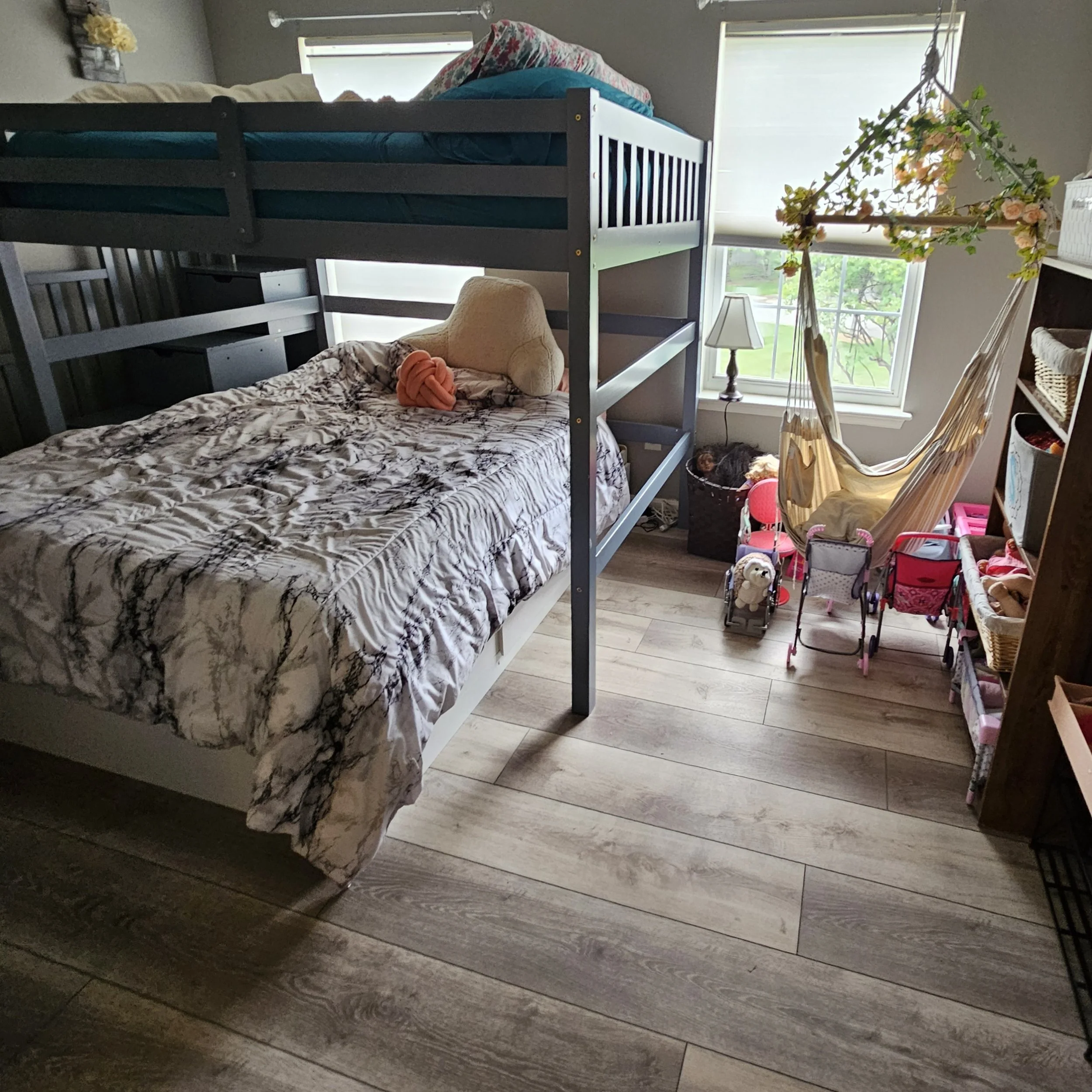 After decluttering a playroom. Howard County Maryland professional organizer.