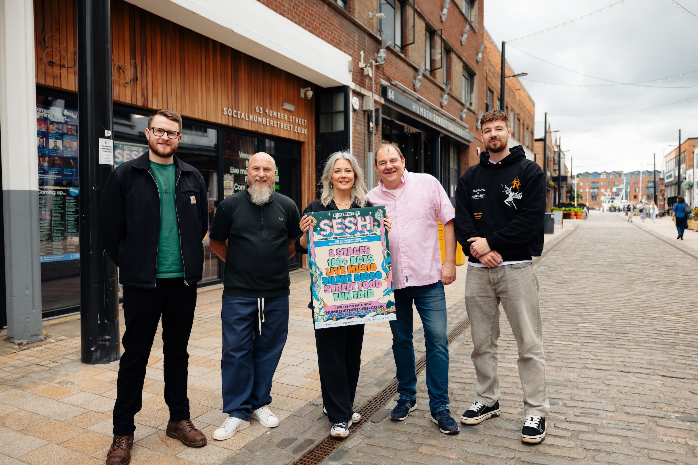 Humber Street Sesh hit list with Northern Visuals