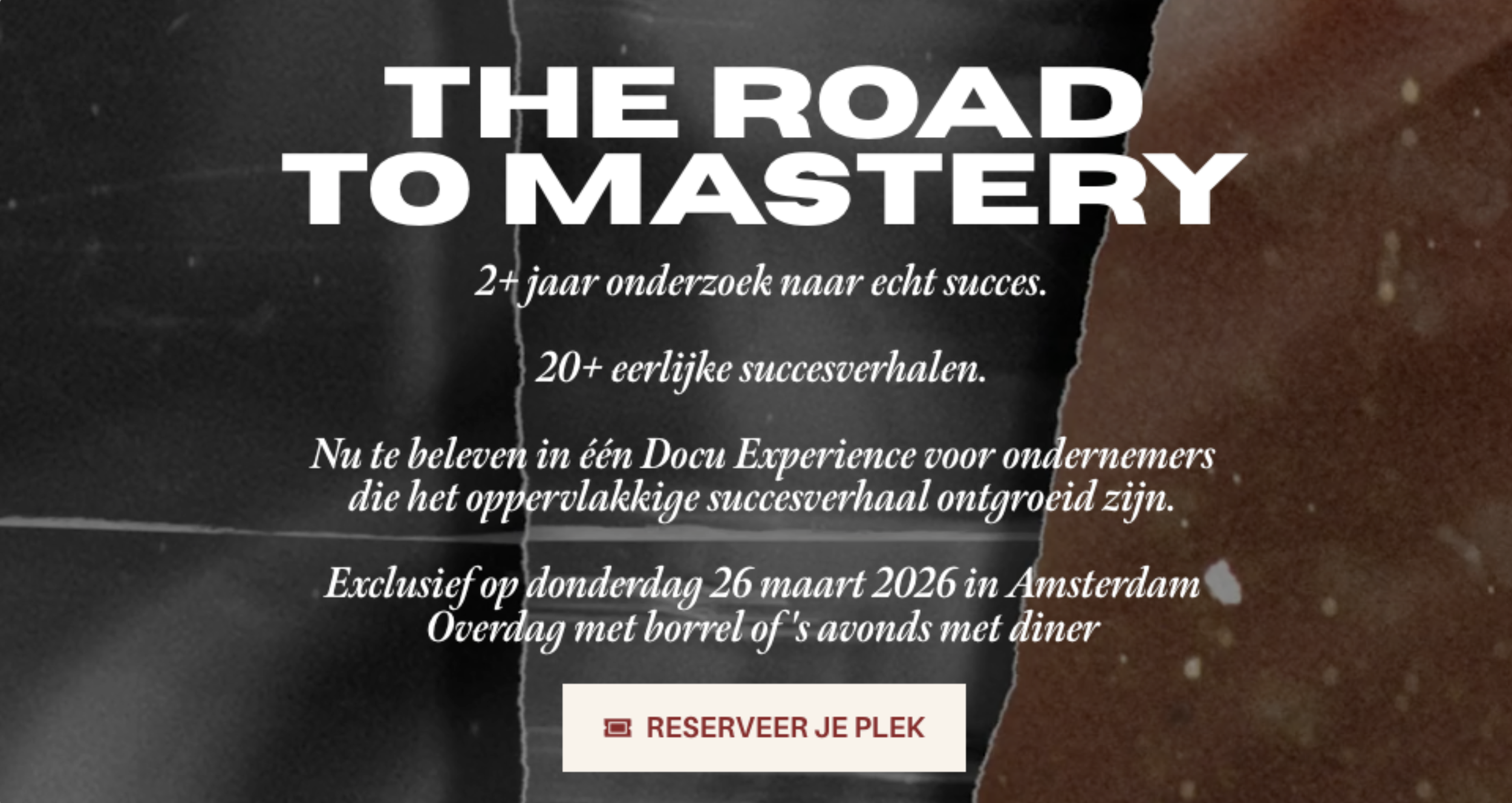 Amsterdam - The Road to Mastery