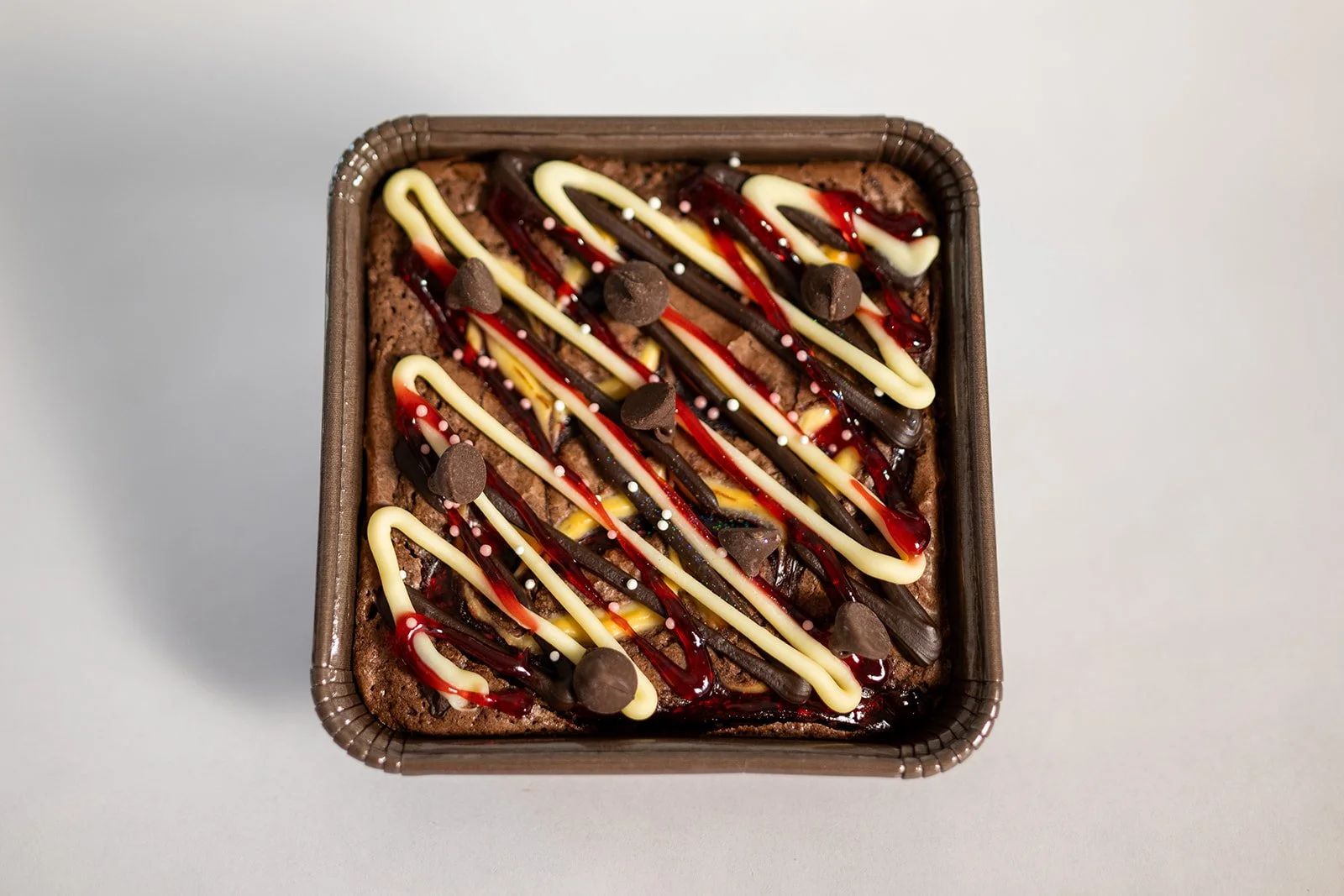 Raspberry Cream Cheese Brownie