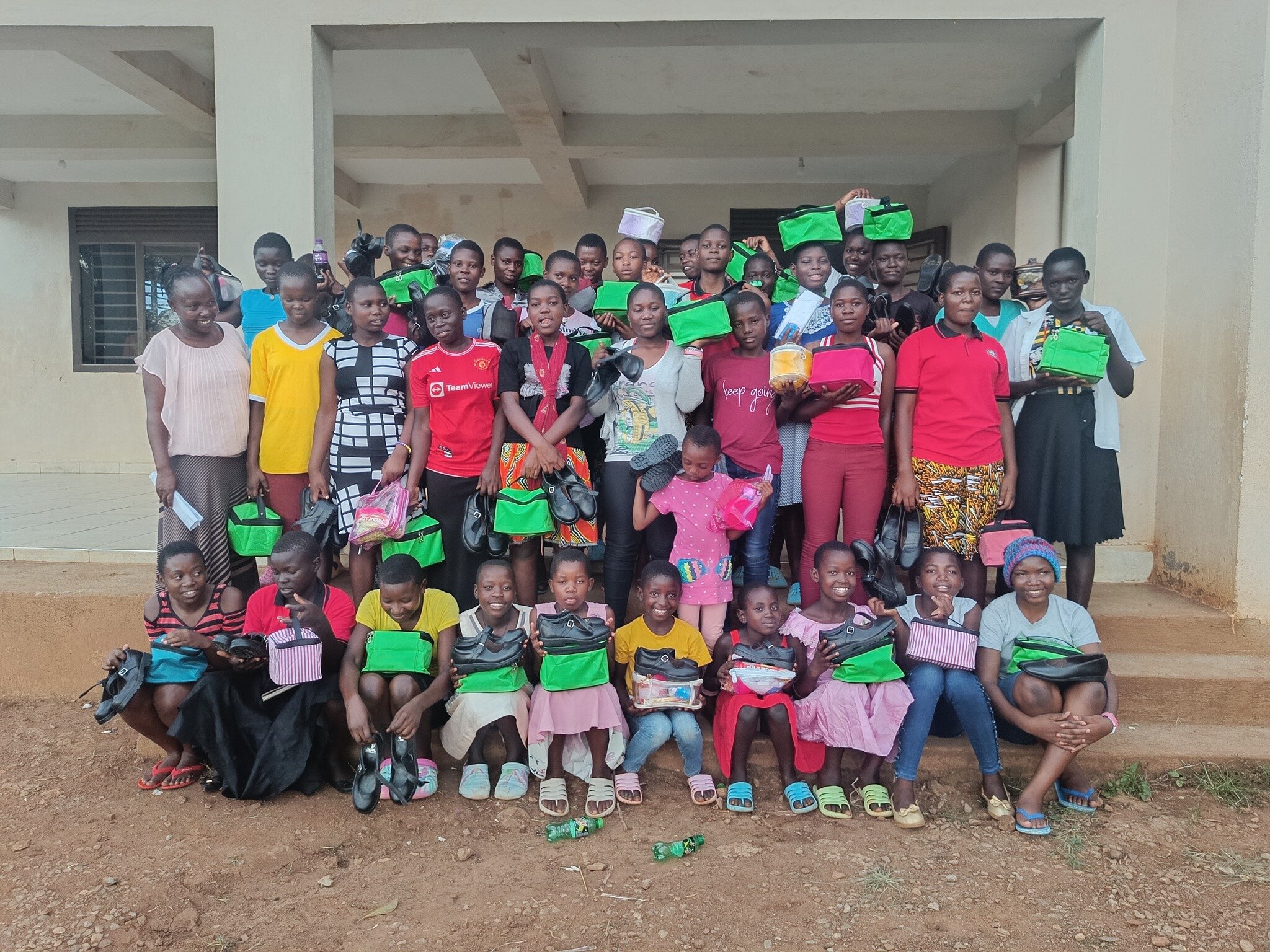 The school year is in full swing in Uganda!

Check out our children with their new school shoes! Equipped and ready to grow and learn something new. What a blessing!