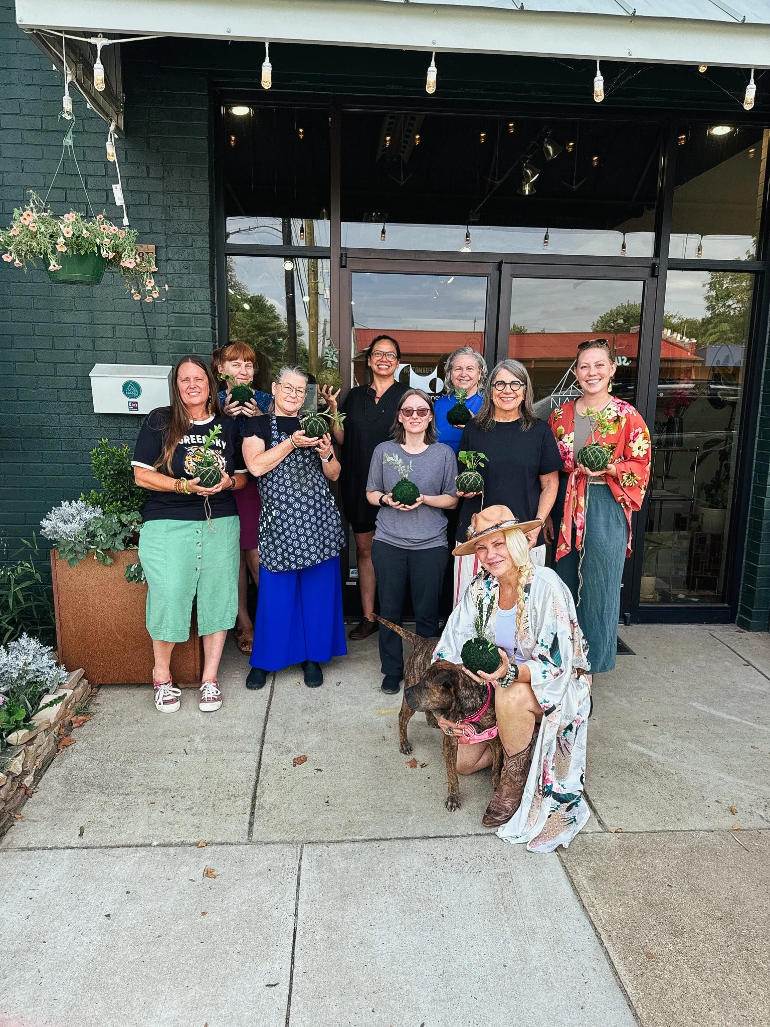 Above: Kokedama Workshop, hosted by Ata