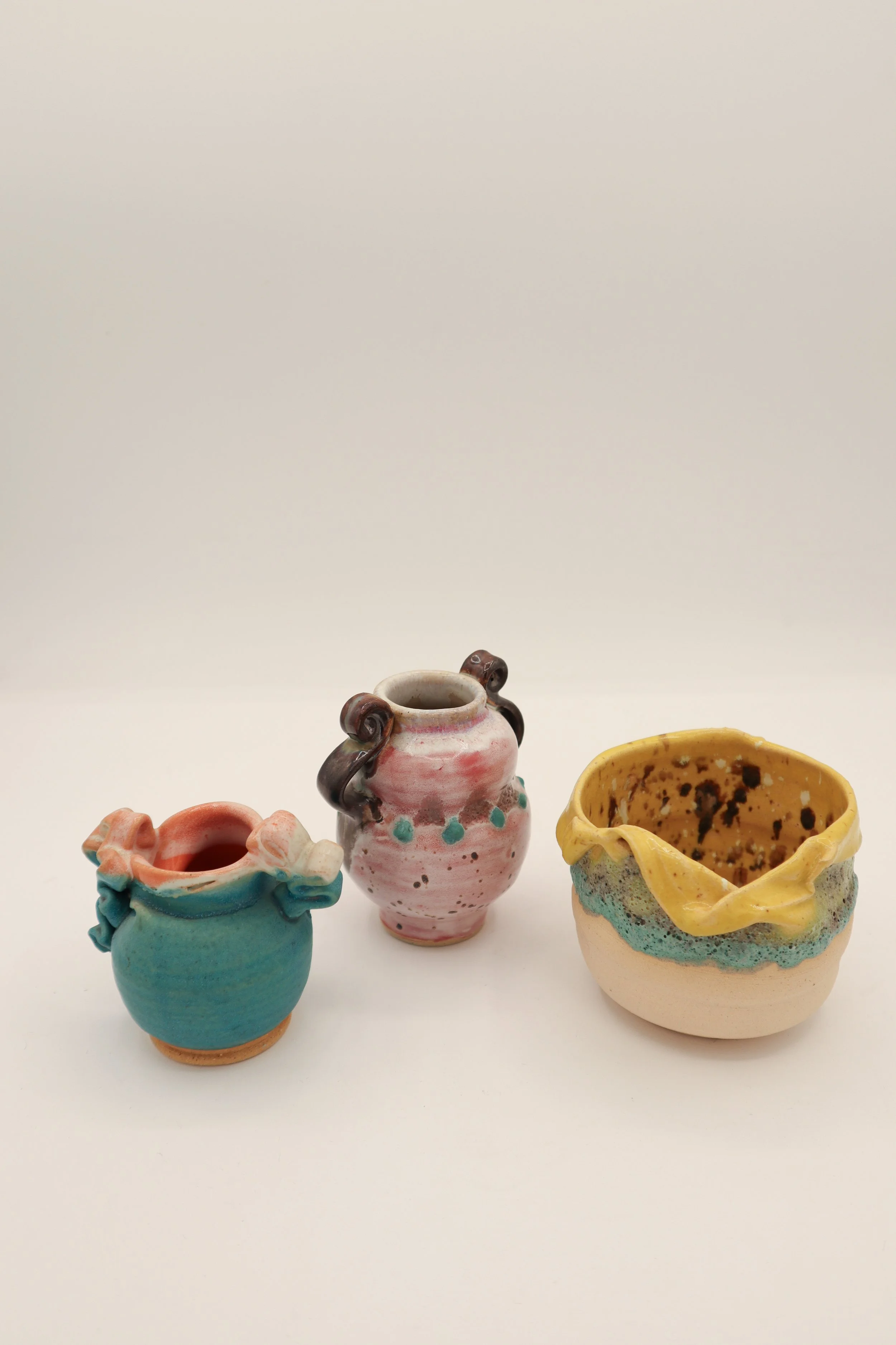 Maggie Jones, "Mini Ohr Tures," stoneware, electric, 2004-2011