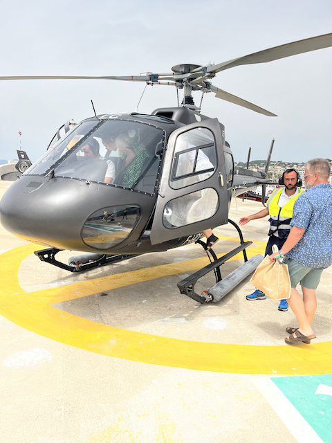 HELICOPTER EXCURSION - CANNES TO ST. TROPEZ