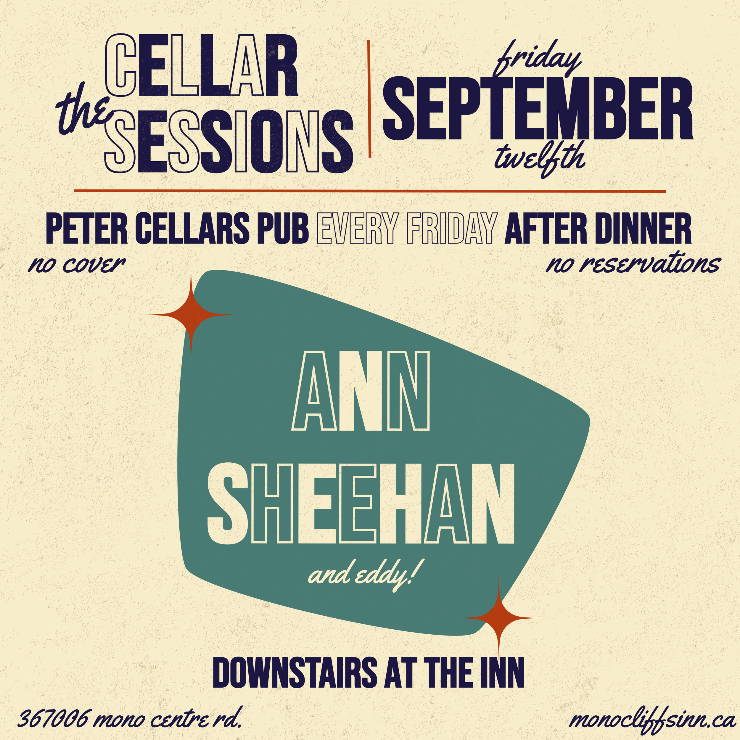 The Cellar Sessions: Ann Sheehan & Eddy