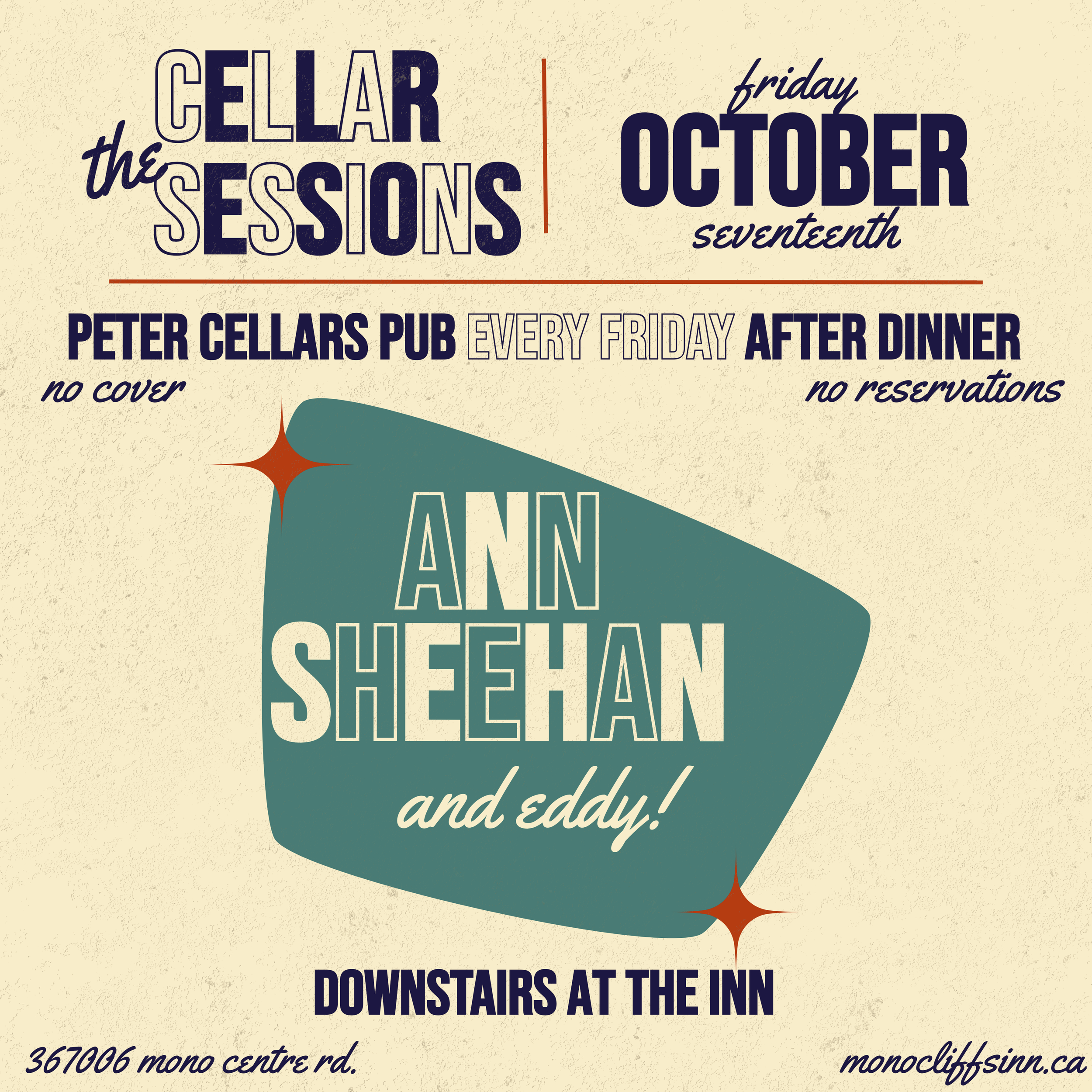 The Cellar Sessions: Ann Sheehan & Eddy