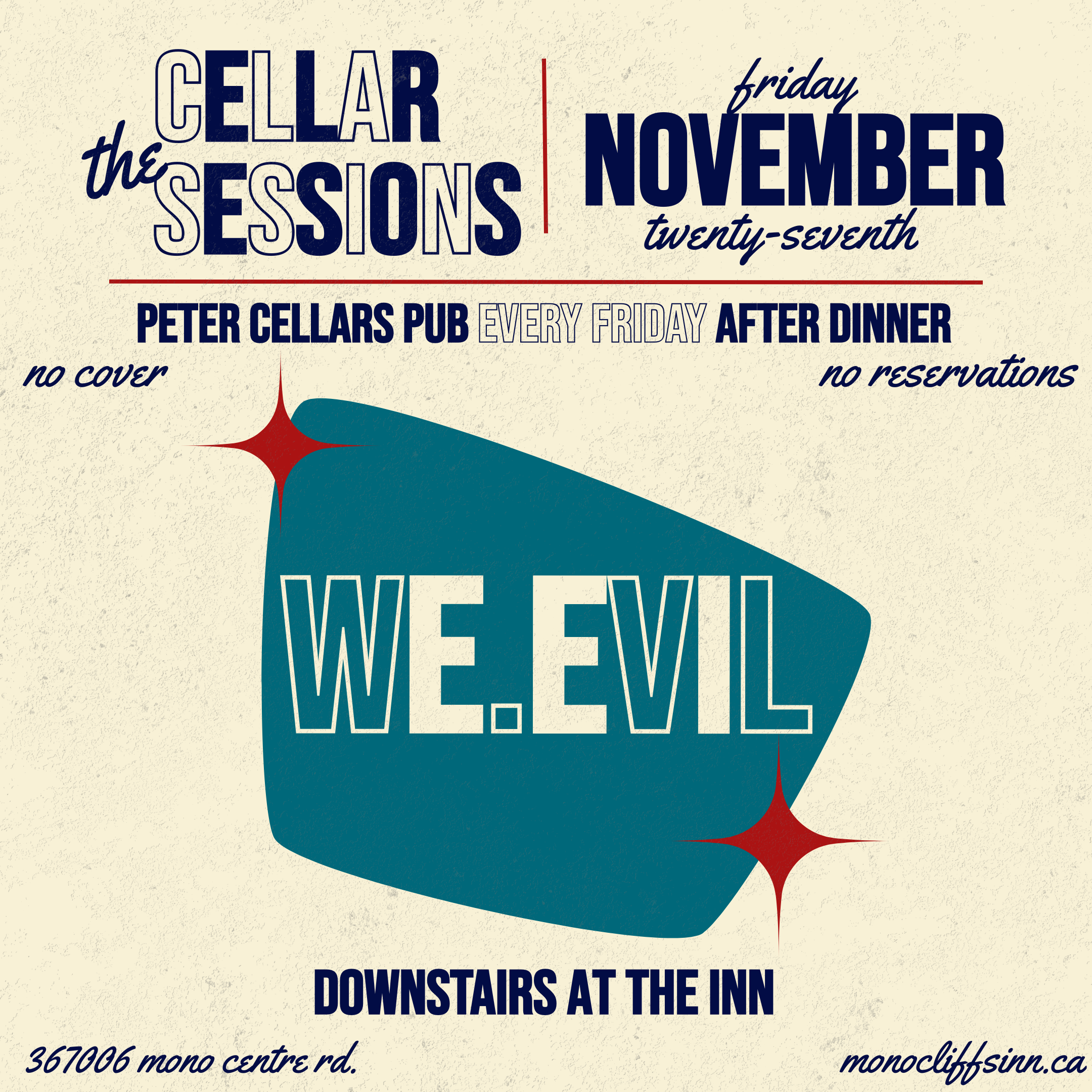 The Cellar Sessions: We.Evil