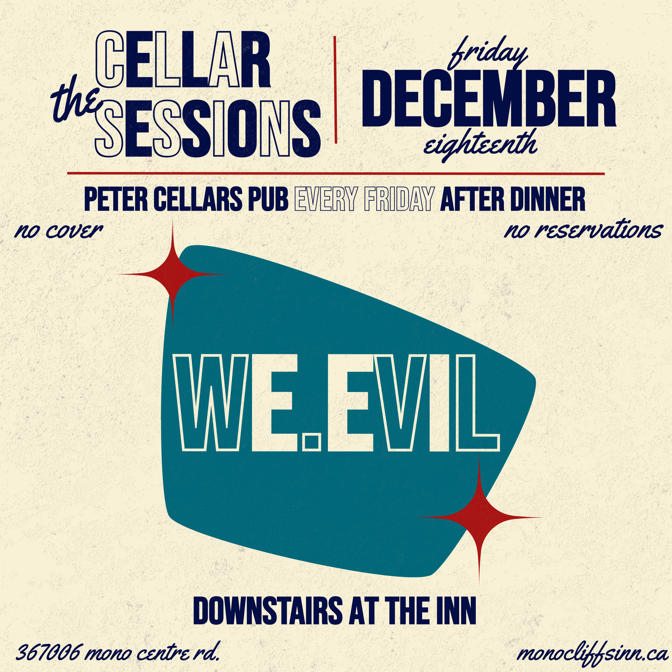 The Cellar Sessions: We.Evil