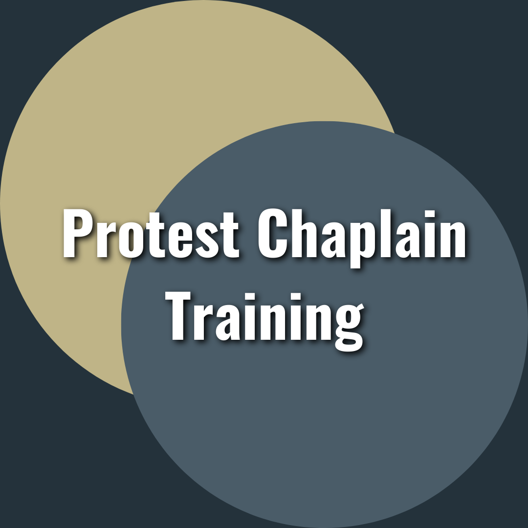 Protest Chaplain Training