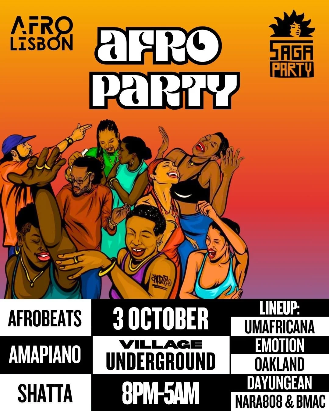 AFRO PARTY: SAGA X AFROLISBON