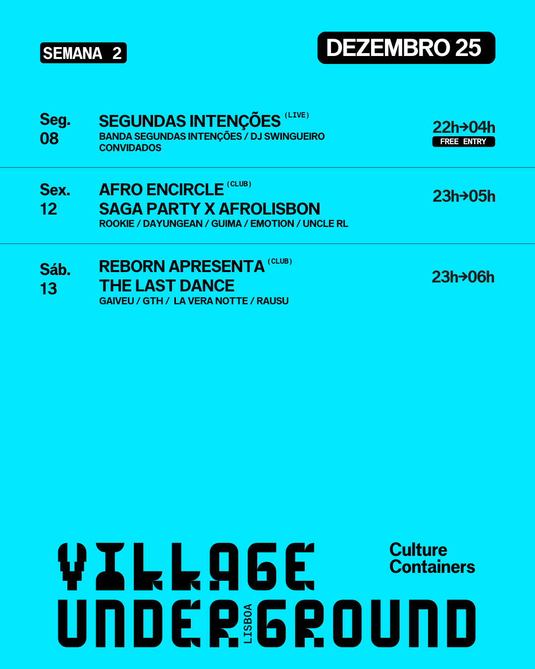 SEMANA #02 DEZ