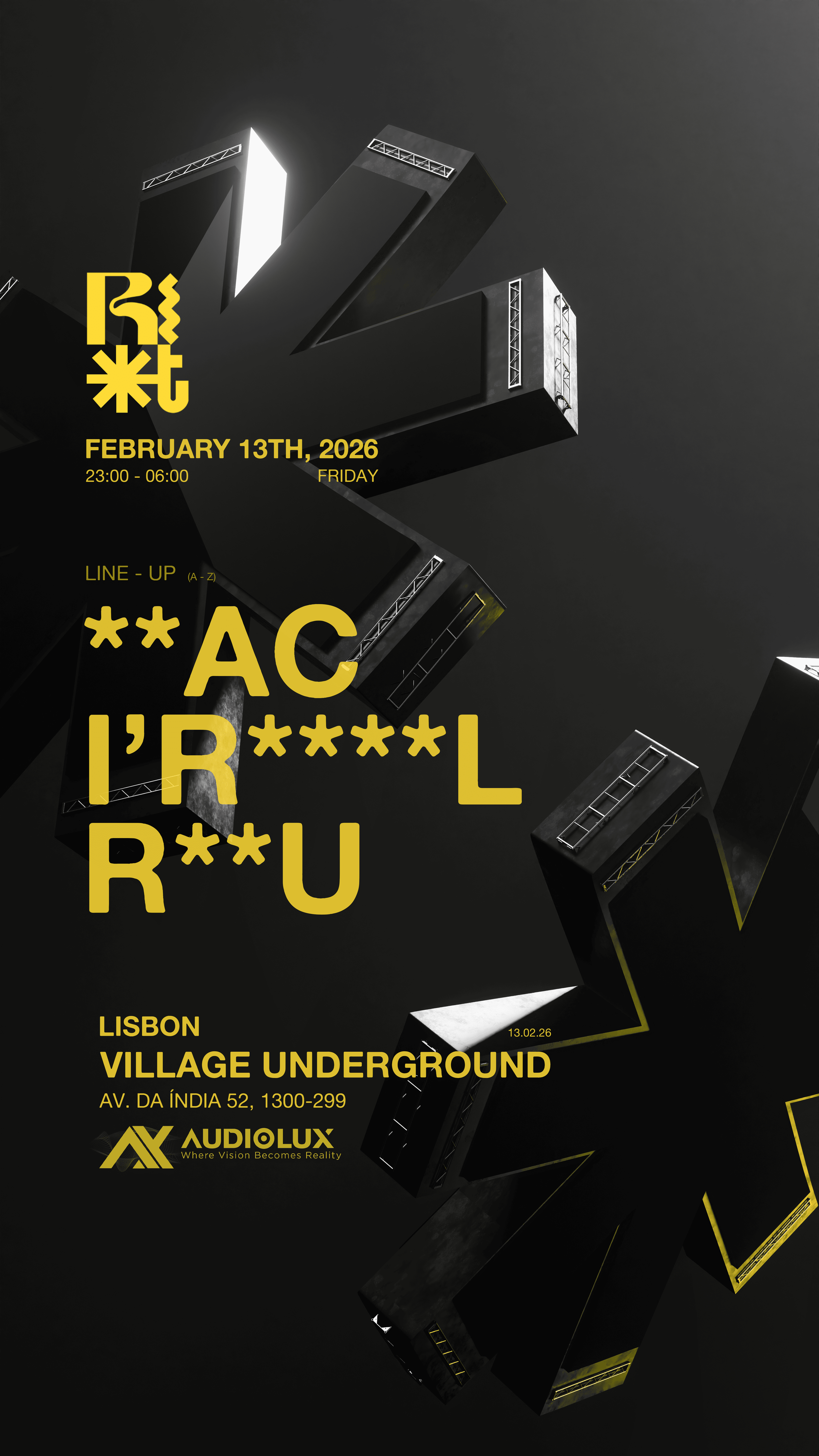 RIOT X AUDIOLUX AT VILLAGE