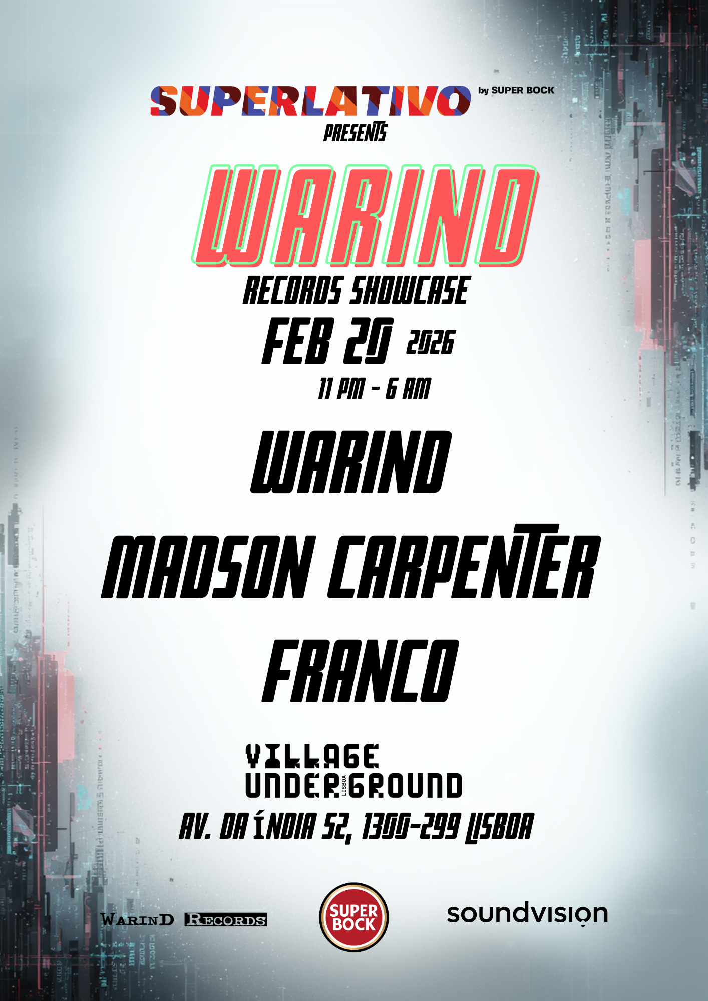 SUPERLATIVO BY SUPER BOCK: WARIND RECORDS SHOWCASE
