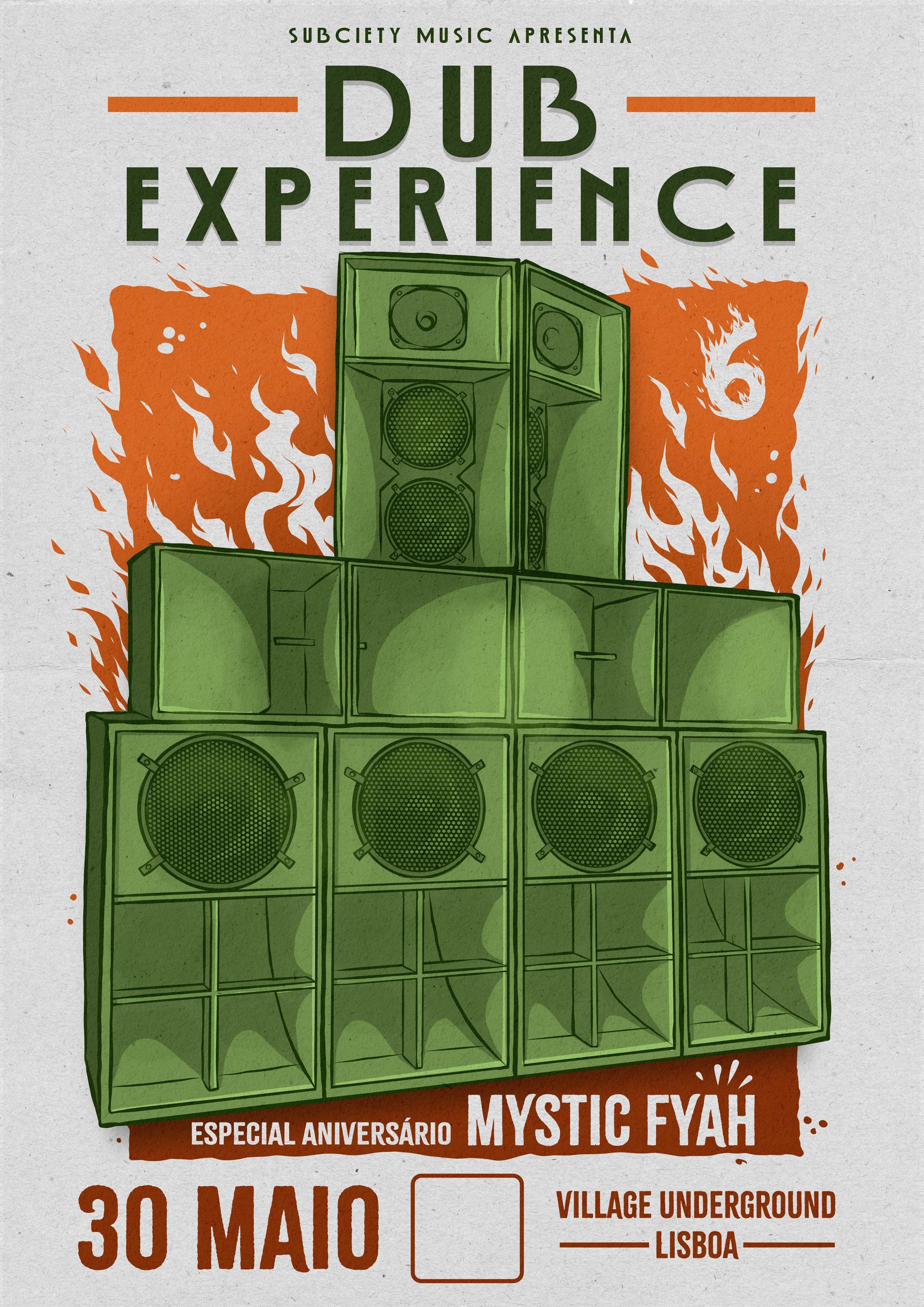 DUB EXPERIENCE #6 - ESPECIAL ANIVERSÁRIO MYSTIC FYAH