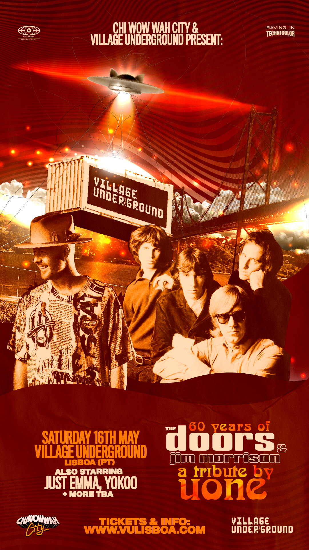 Uone’s Tribute to The Doors & Jim Morrison — Lisboa Debut