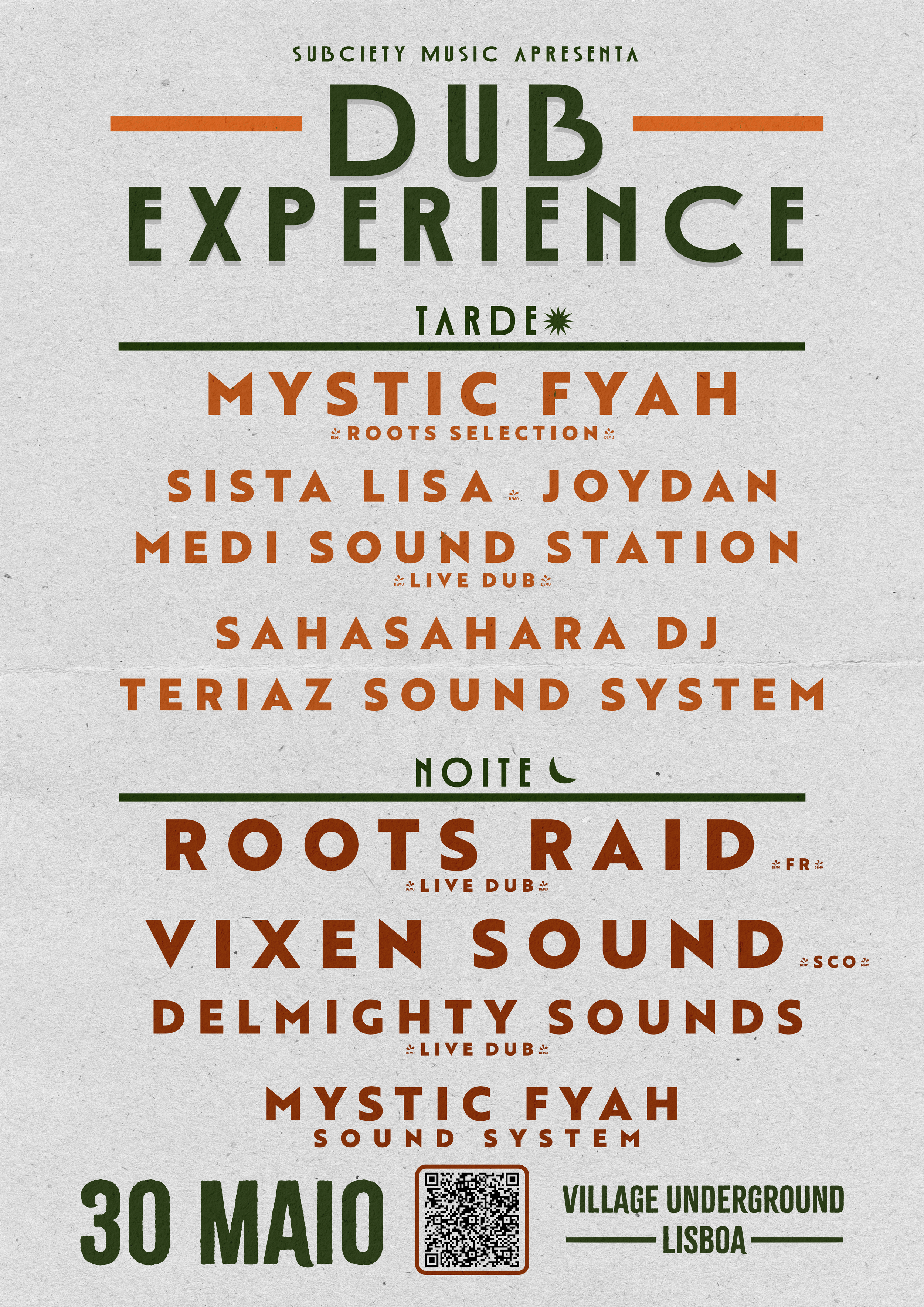 DUB EXPERIENCE #6 - ESPECIAL ANIVERSÁRIO MYSTIC FYAH
