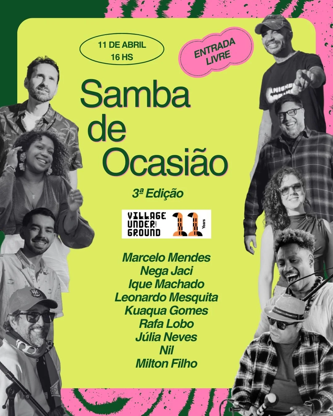 SAMBA DE OCASIÃO: 3.ª EDIÇÃO