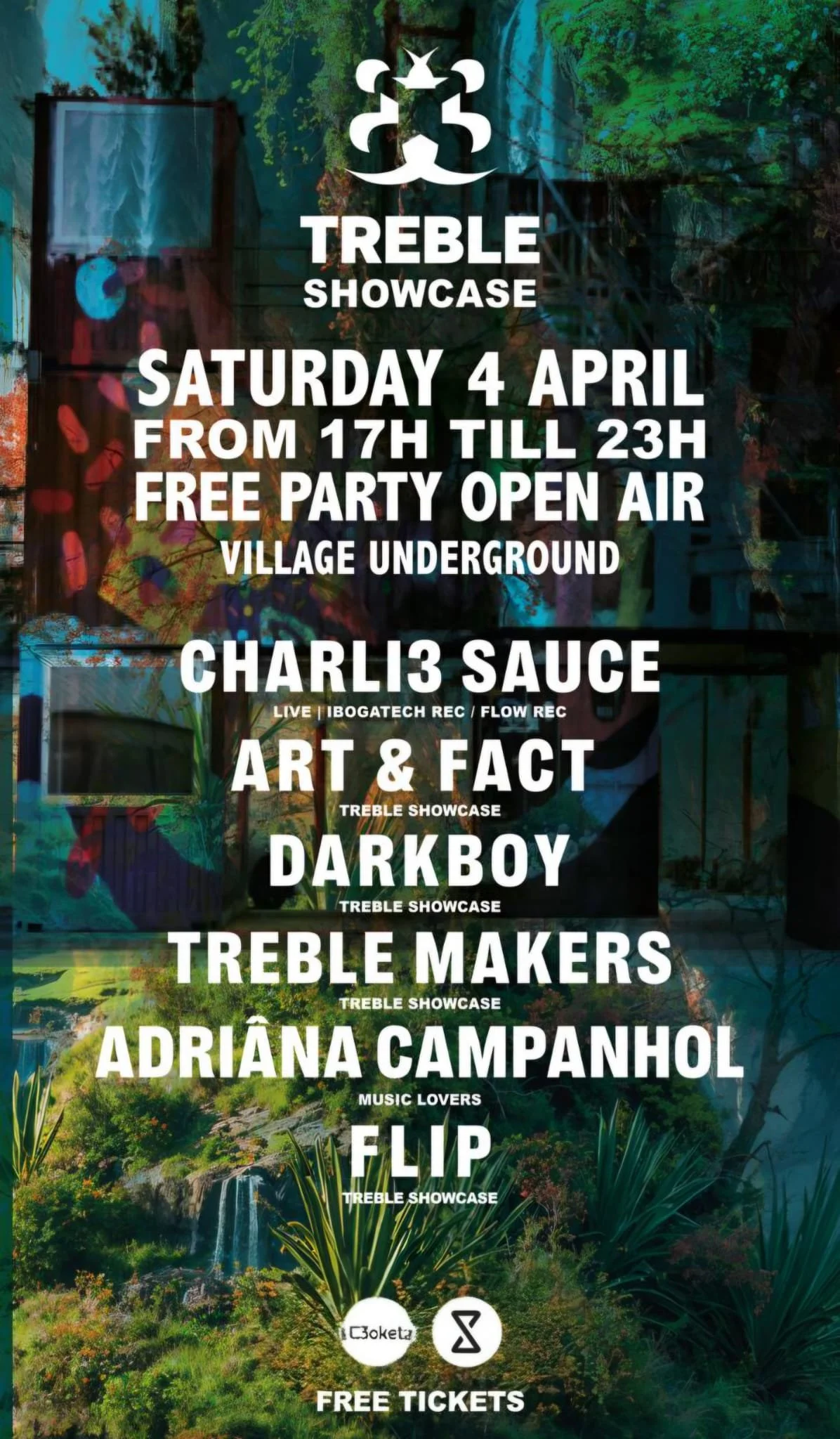TREBLE SHOWCASE: FREE PARTY OPEN AIR&nbsp;