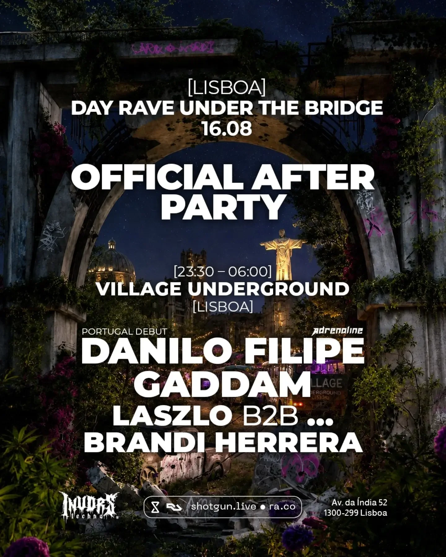 OFFICIAL AFTER PARTY - DAY RAVE UNDER THE BRIDGE
