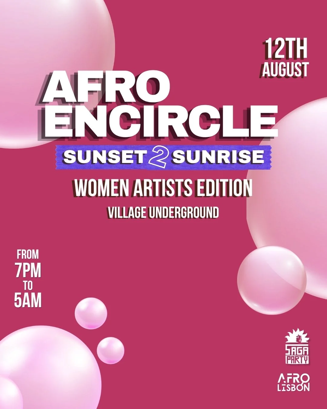 AFRO ENCIRCLE: SUNSET 2 SUNRISE - SPECIAL WOMEN ARTISTS EDITION