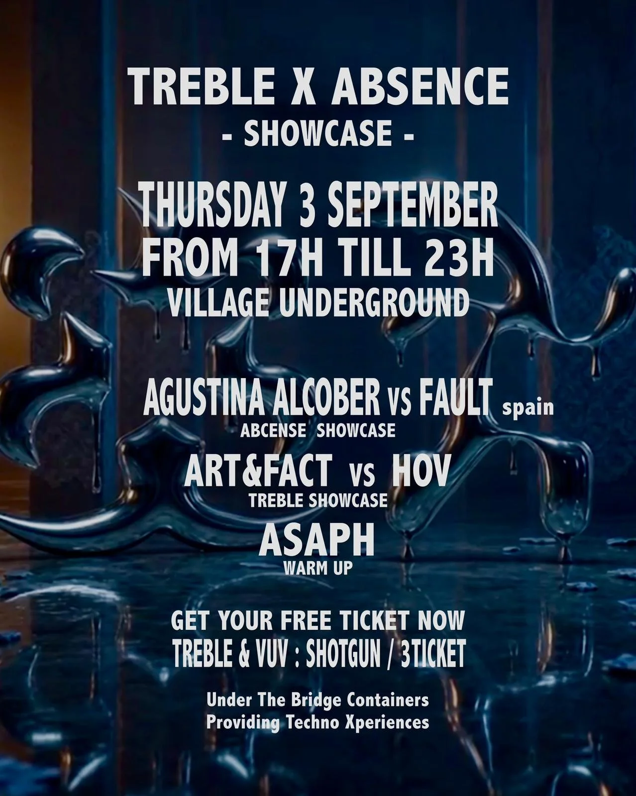 TREBLE X ABSENCE TECHNO SHOWCASE