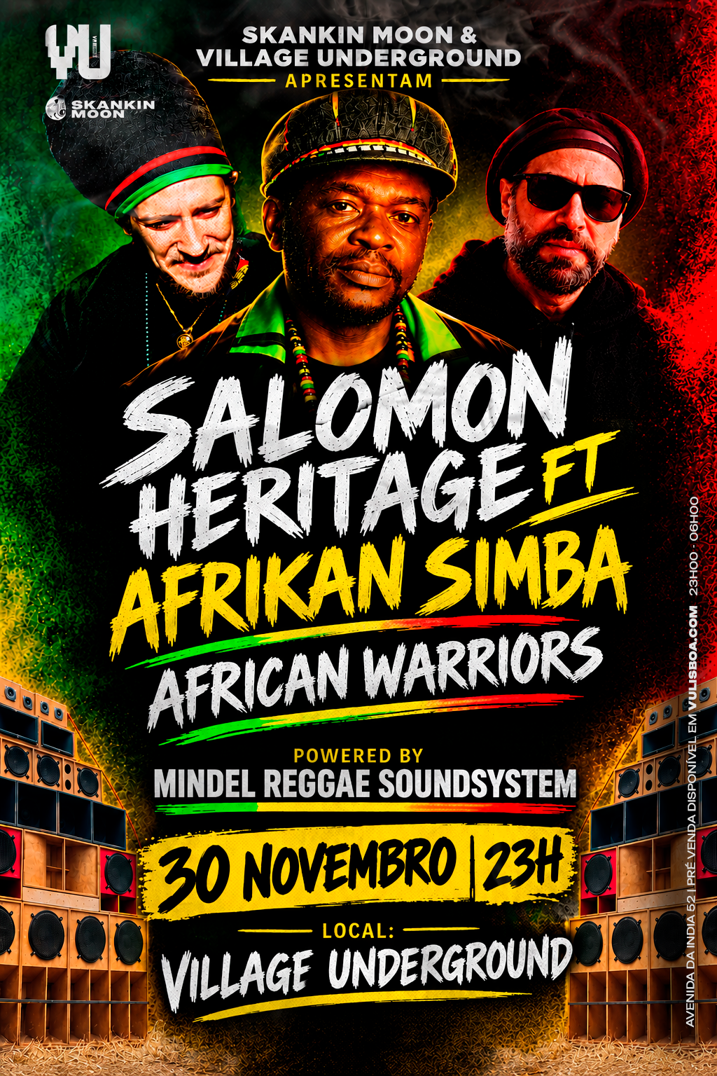 SALOMON HERITAGE FT AFRIKAN SIMBA / AFRICAN WARRIORS / POWERED BY MINDEL REGGAE SOUNDSYTEM