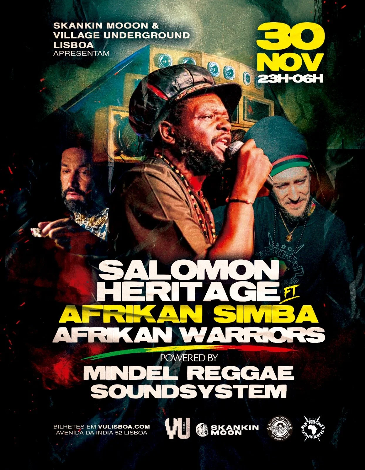SALOMON HERITAGE FT AFRIKAN SIMBA / AFRICAN WARRIORS / POWERED BY MINDEL REGGAE SOUNDSYTEM