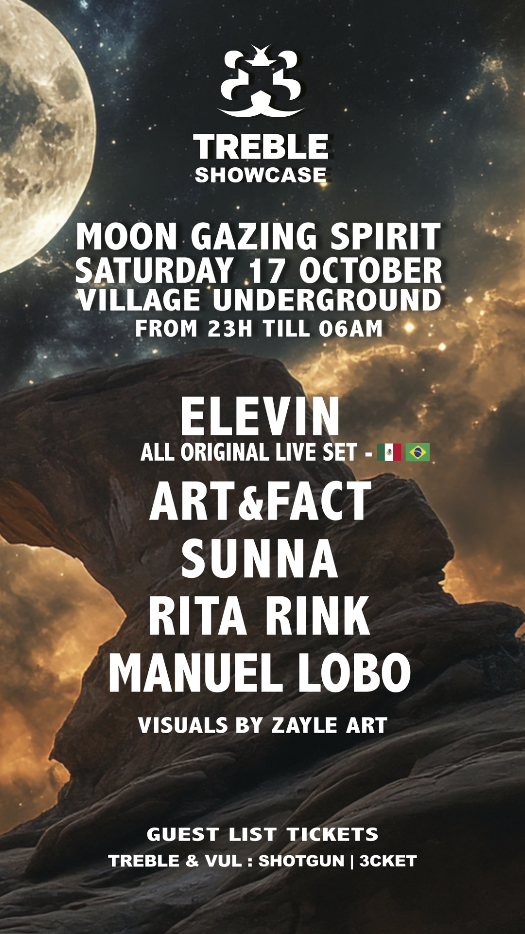 TREBLE SHOWCASE: MOON GAZING SPIRIT