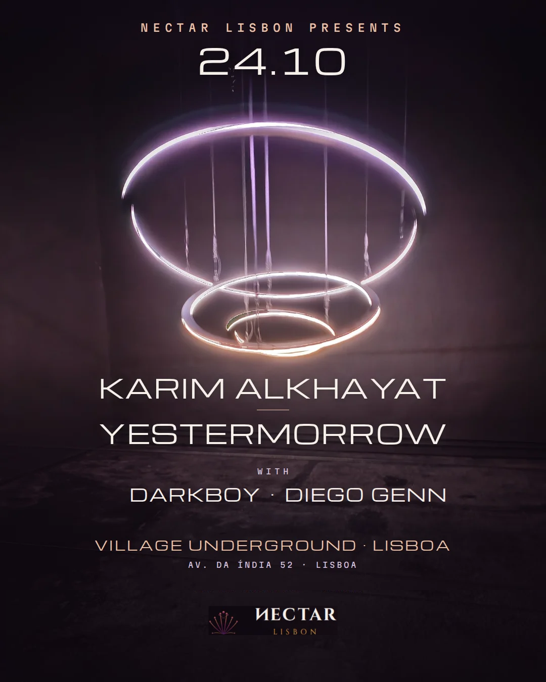NECTAR LISBON INVITES KARIM ALKHAYAT, YESTERMORROW