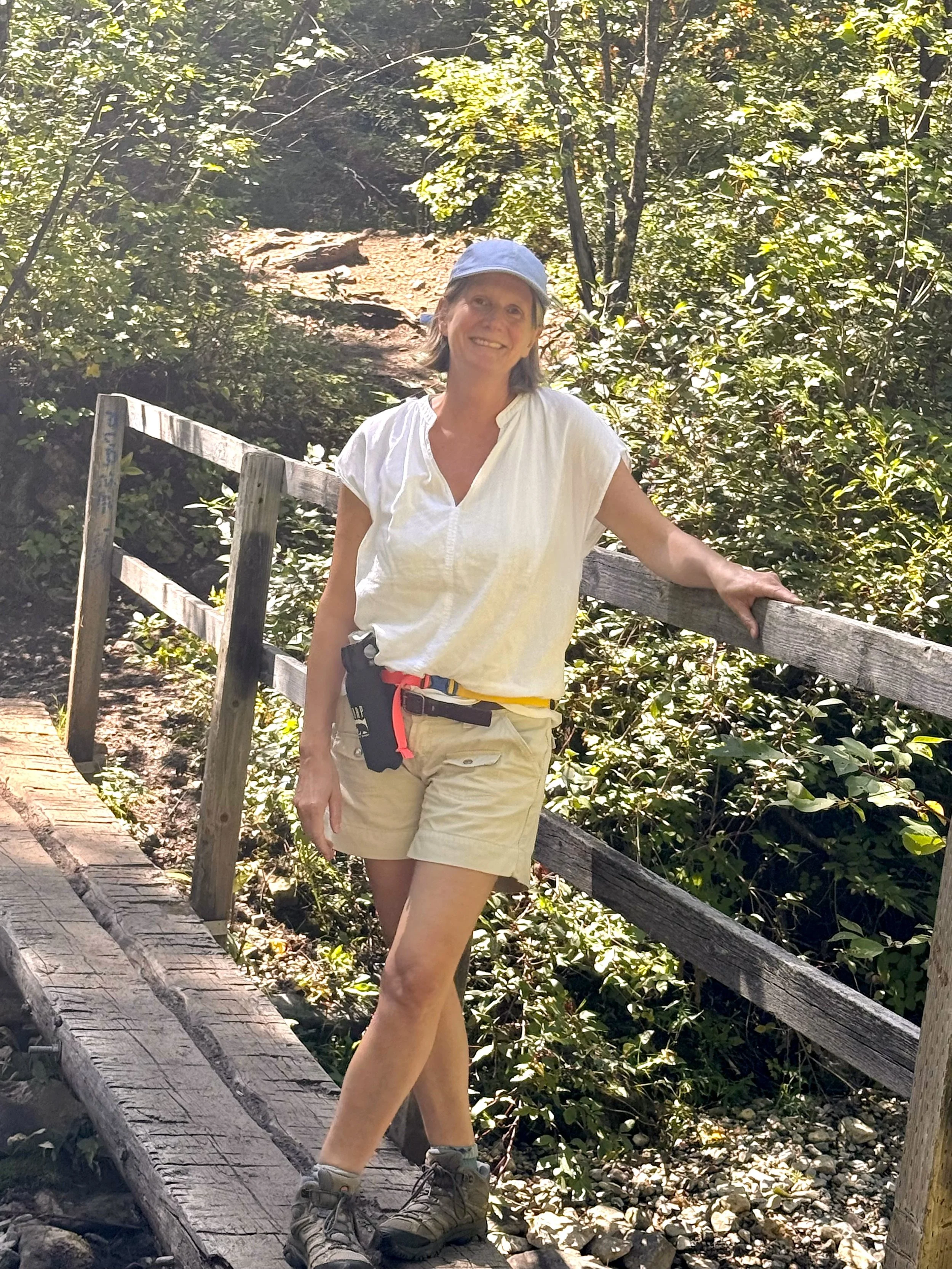 picture of Tika outside on a hike
