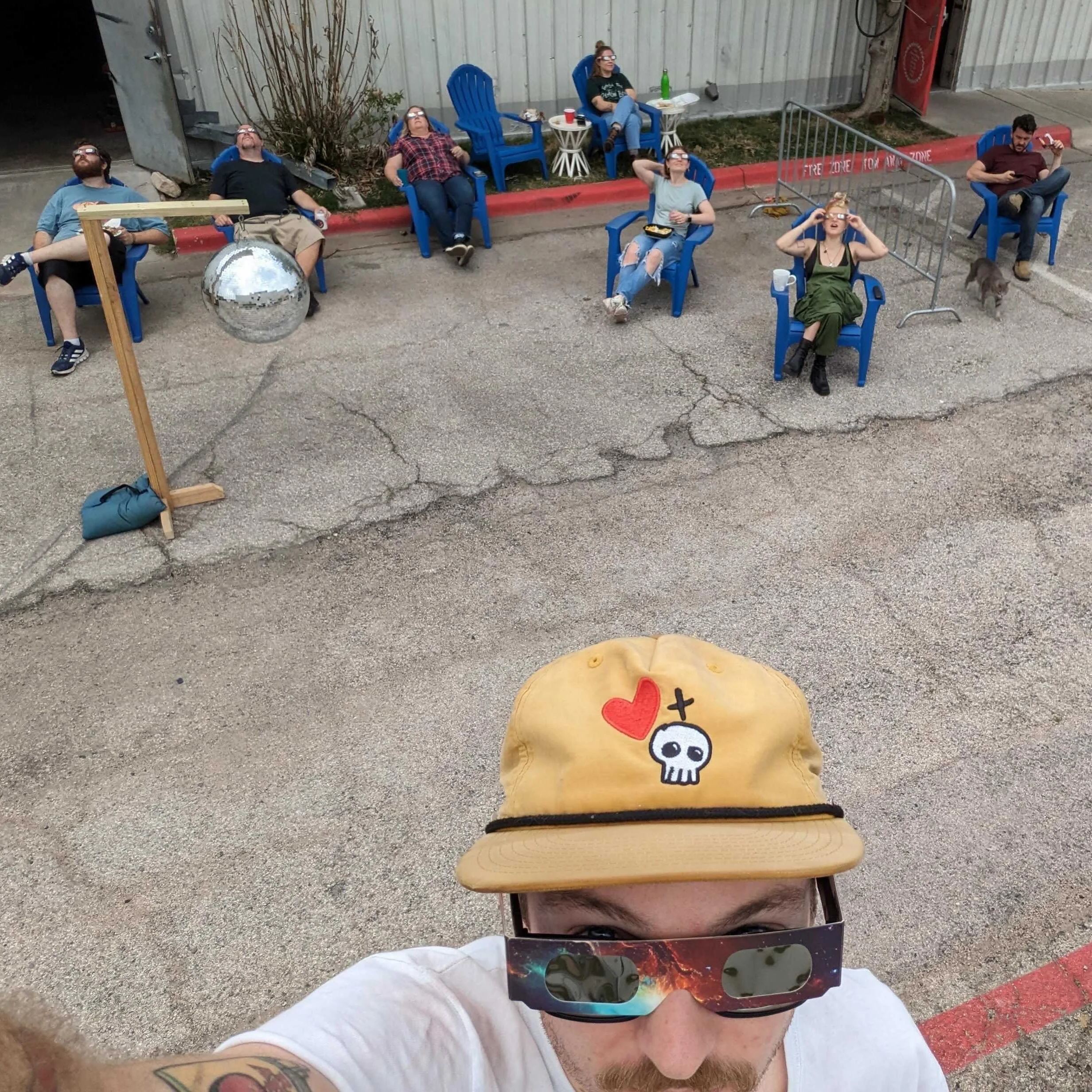 Lucky to work in the path of totality (and also have access to comfy chairs and disco balls and chill vibes with the best crew). 

Hopefully we&rsquo;ll still be here for all your rental needs at the next one in 2044! That one won&rsquo;t be a total 