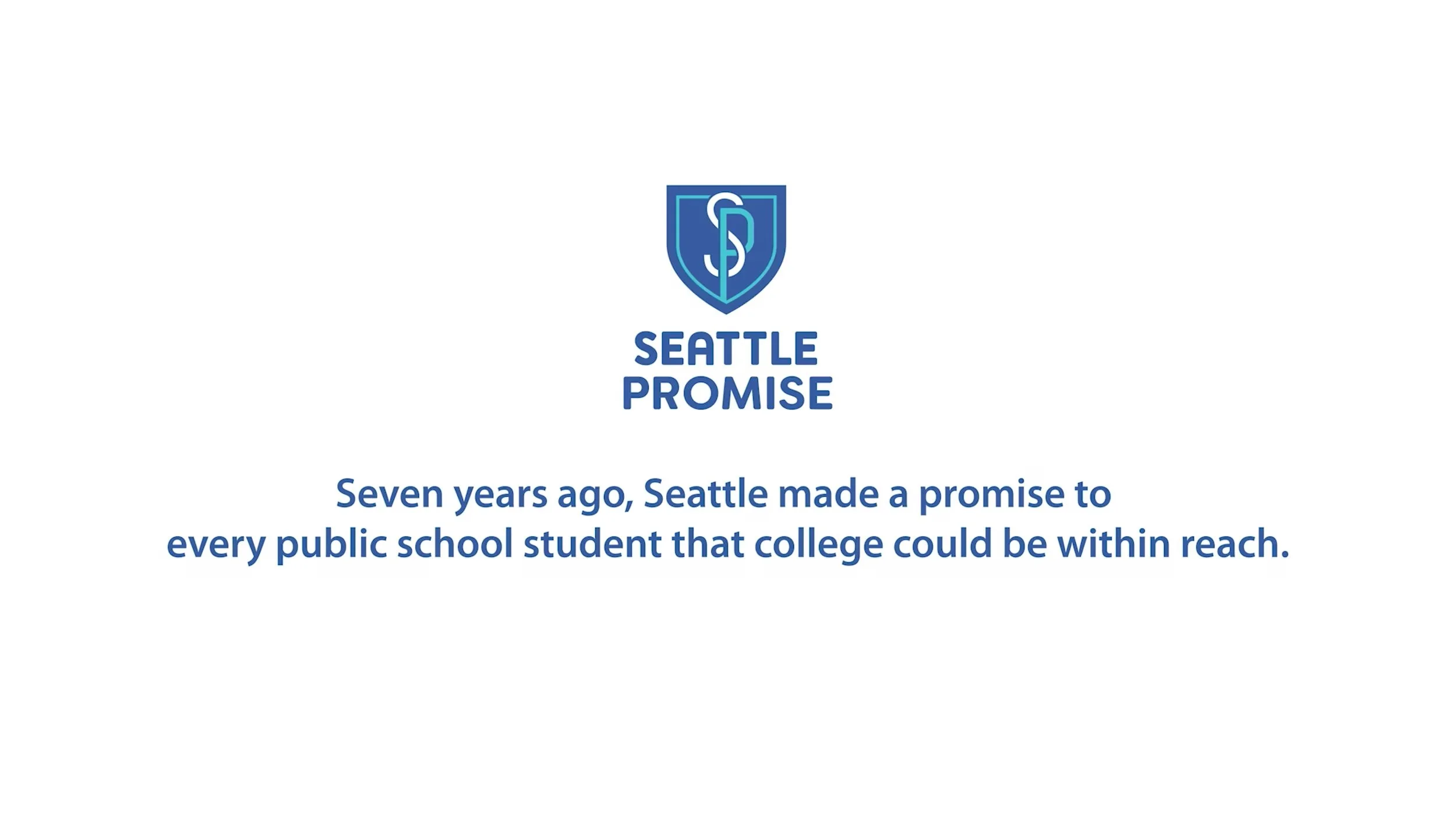 Seattle Promise 6yrs to Celebrate