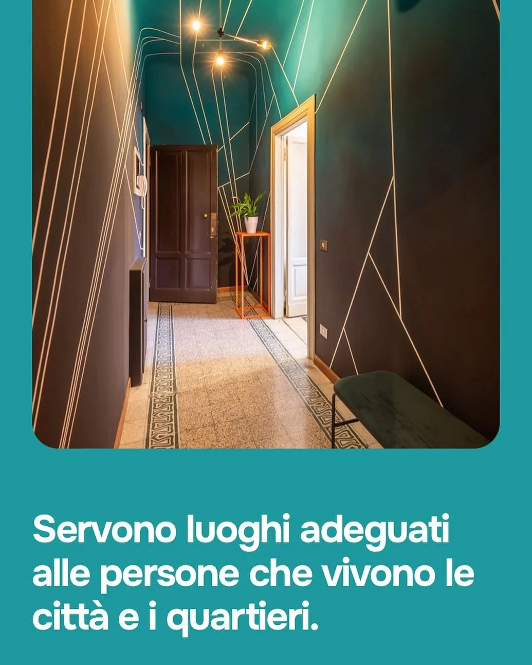 Servono luoghi adeguati alle persone che vivono le citt&agrave; e i quartieri.

&Egrave; con questa filosofia che abbiamo fondato Quoziente Famiglia.

Uffici, Coworking, Asilo Nido e Psicologo in un unico posto :)

#coworking #coworkinglife #milano #