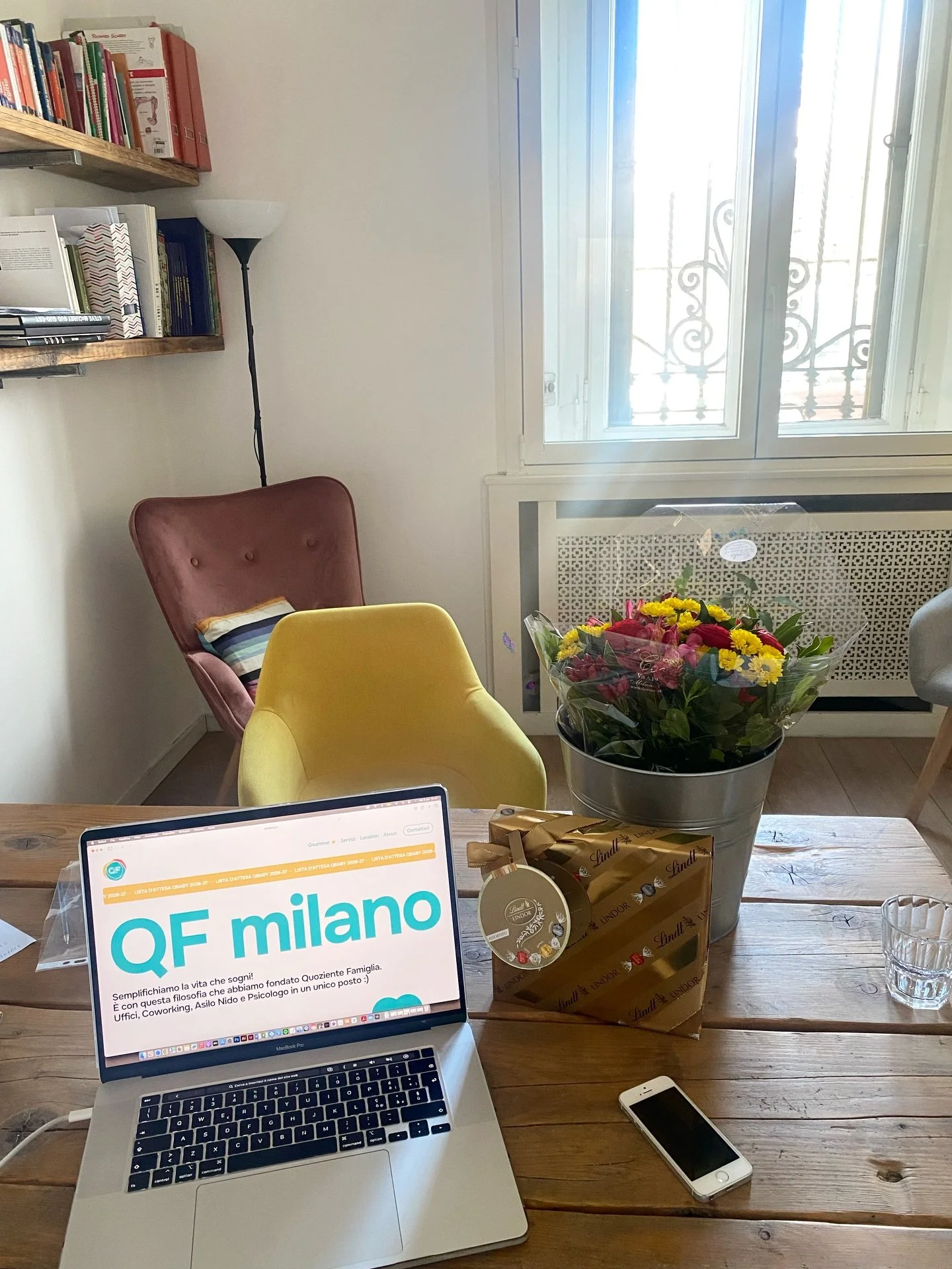 Spring vibes @ QF! 💐✨

🌈 QF &egrave; lo spazio che prova a semplificare la vita che sogni. Siamo un luogo ibrido di coworking, con asilo nido e un insieme di servizi per semplificare la vita di professionistə e famiglie.

Grazie @qbabymilano team p