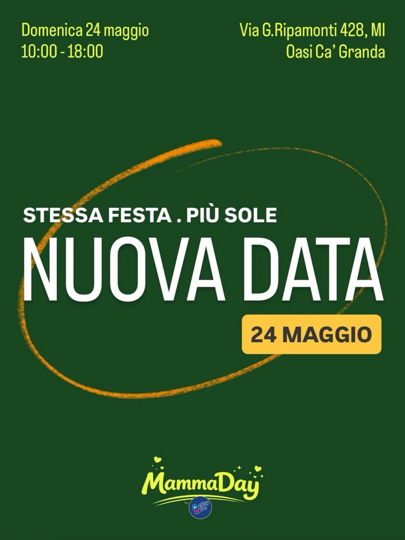📢 QF vi inviata al

💕 MammaDay by BabyBis 💕 
DOMENICA 24 MAGGIO &bull; 10:00 - 18:00

✨ Vogliamo regalarvi un&rsquo;esperienza bellissima, da vivere con il sole e con la leggerezza che merita&hellip;

🎟️ Tutti i biglietti gi&ugrave; acquistati pe