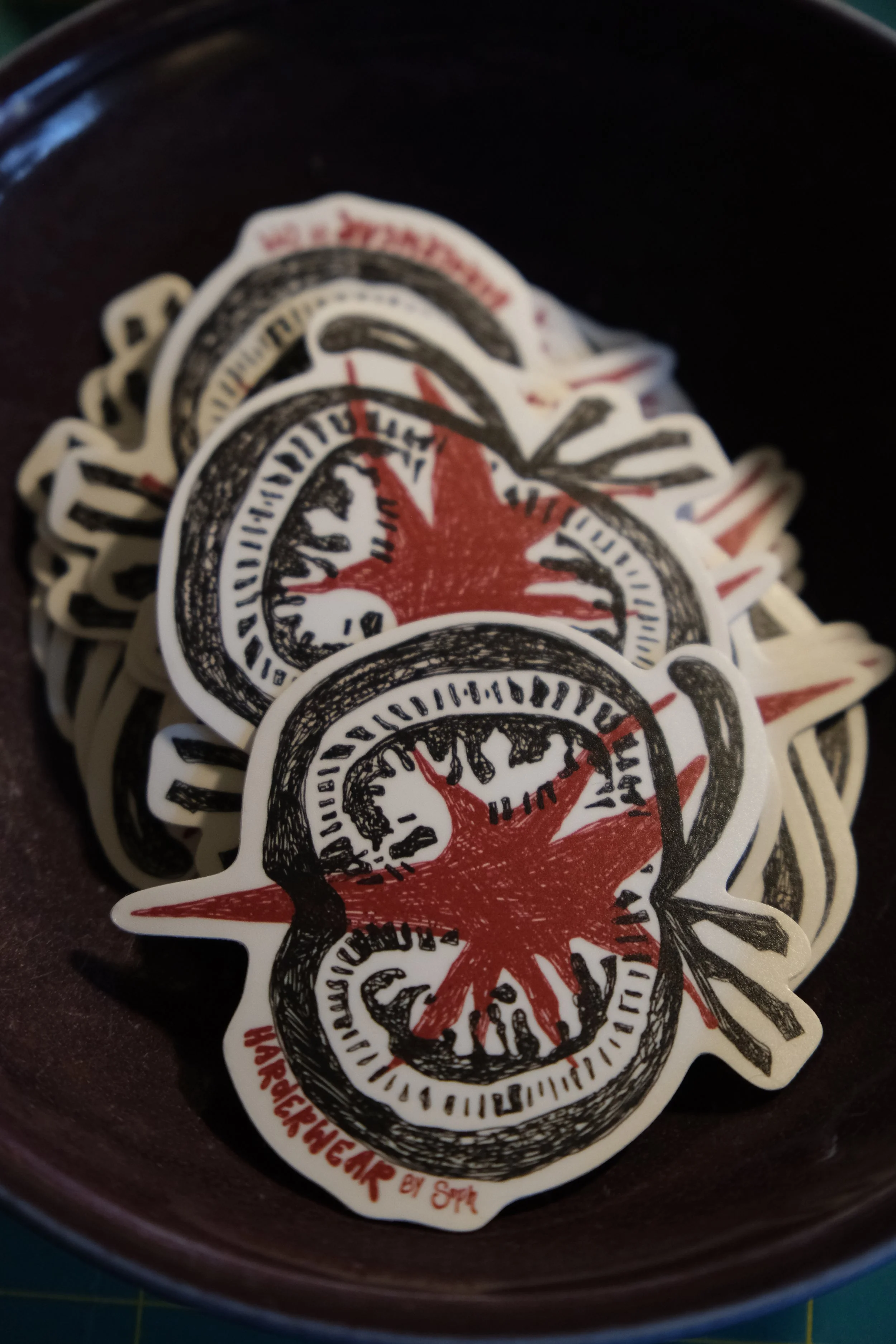 Tomato Splat Stickers