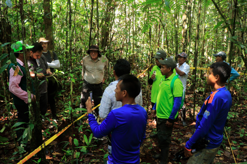Workers at Matavén Forest Carbon Project in Colombia