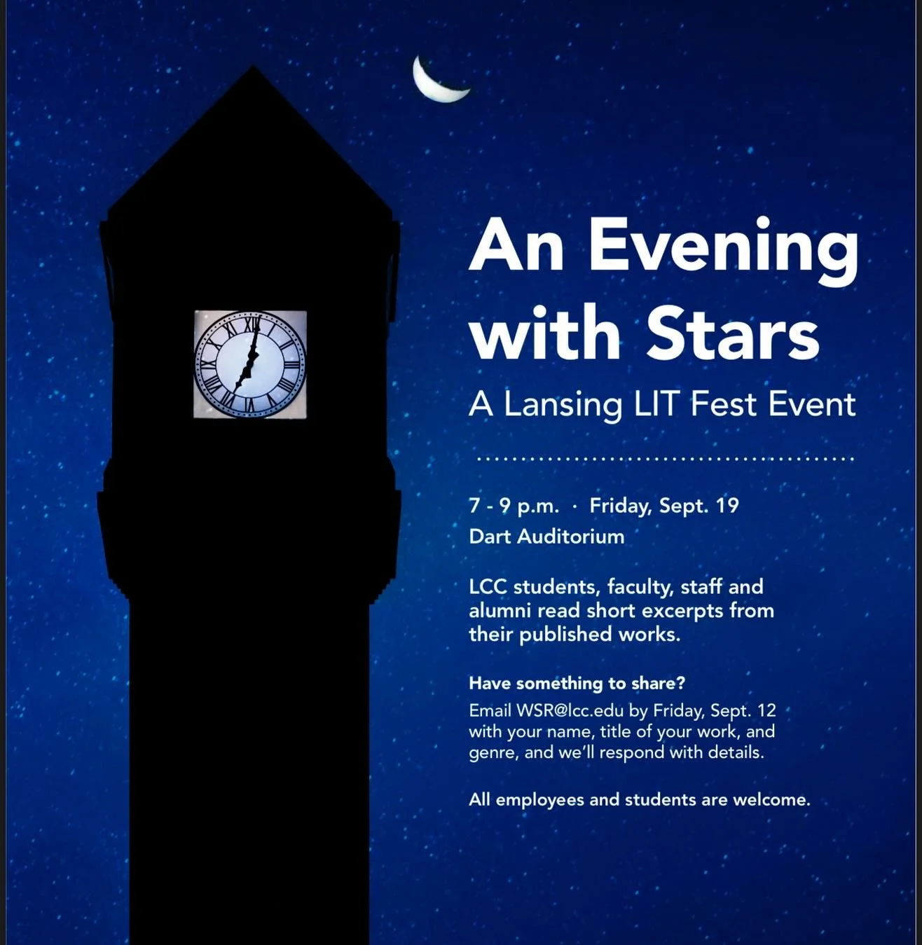 An evening with the stars - LCC Dart Auditorium