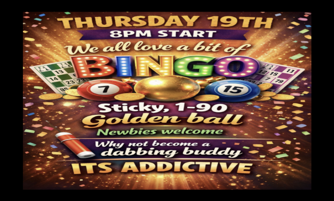 Thursday night bingo 