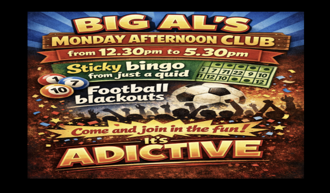 Big Al's sticky bingo 